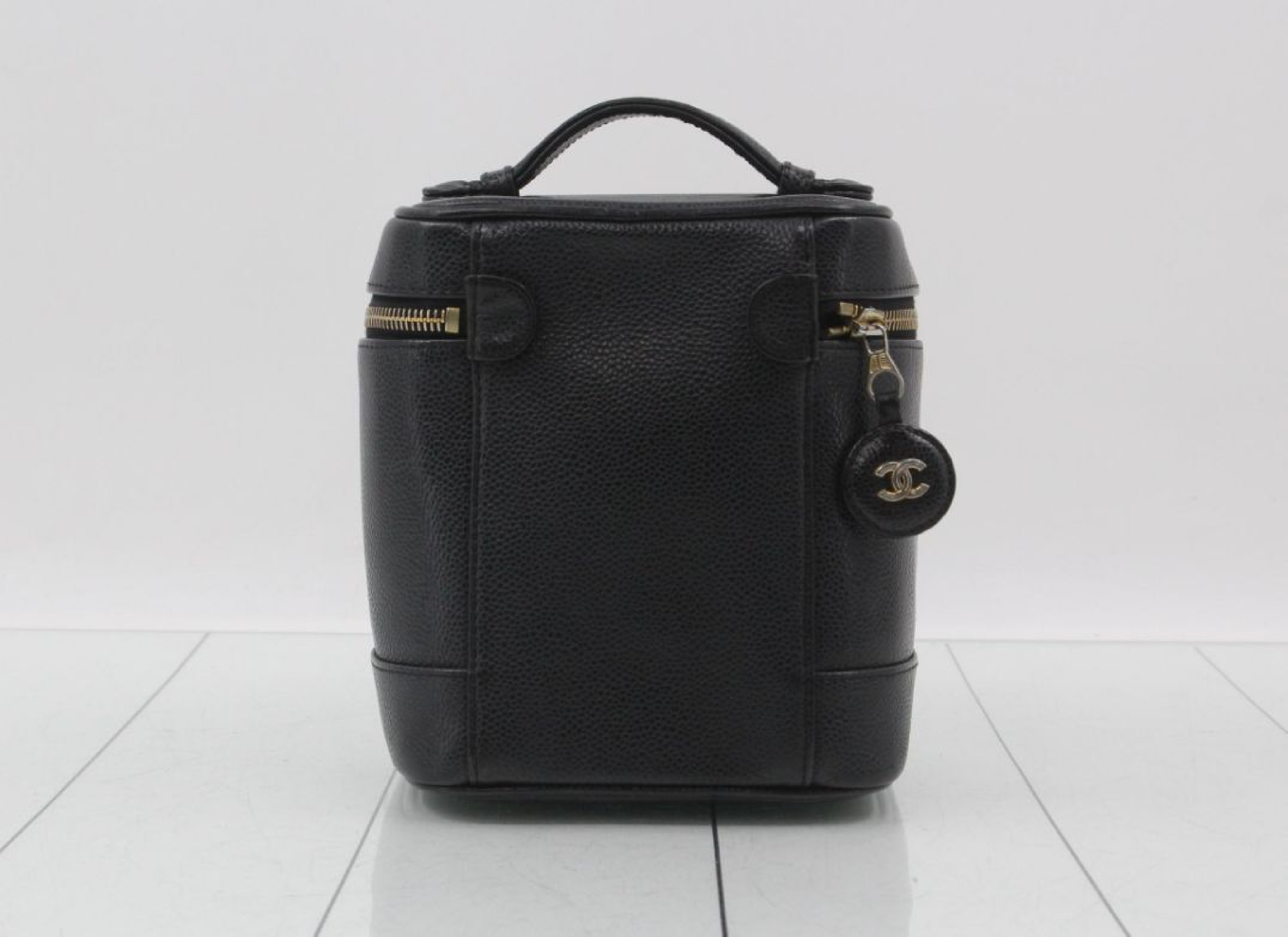 Caviar Skin Vanity Handbag (Serial Number 7) - Includes Cards, Seals, and Bag. — view 2