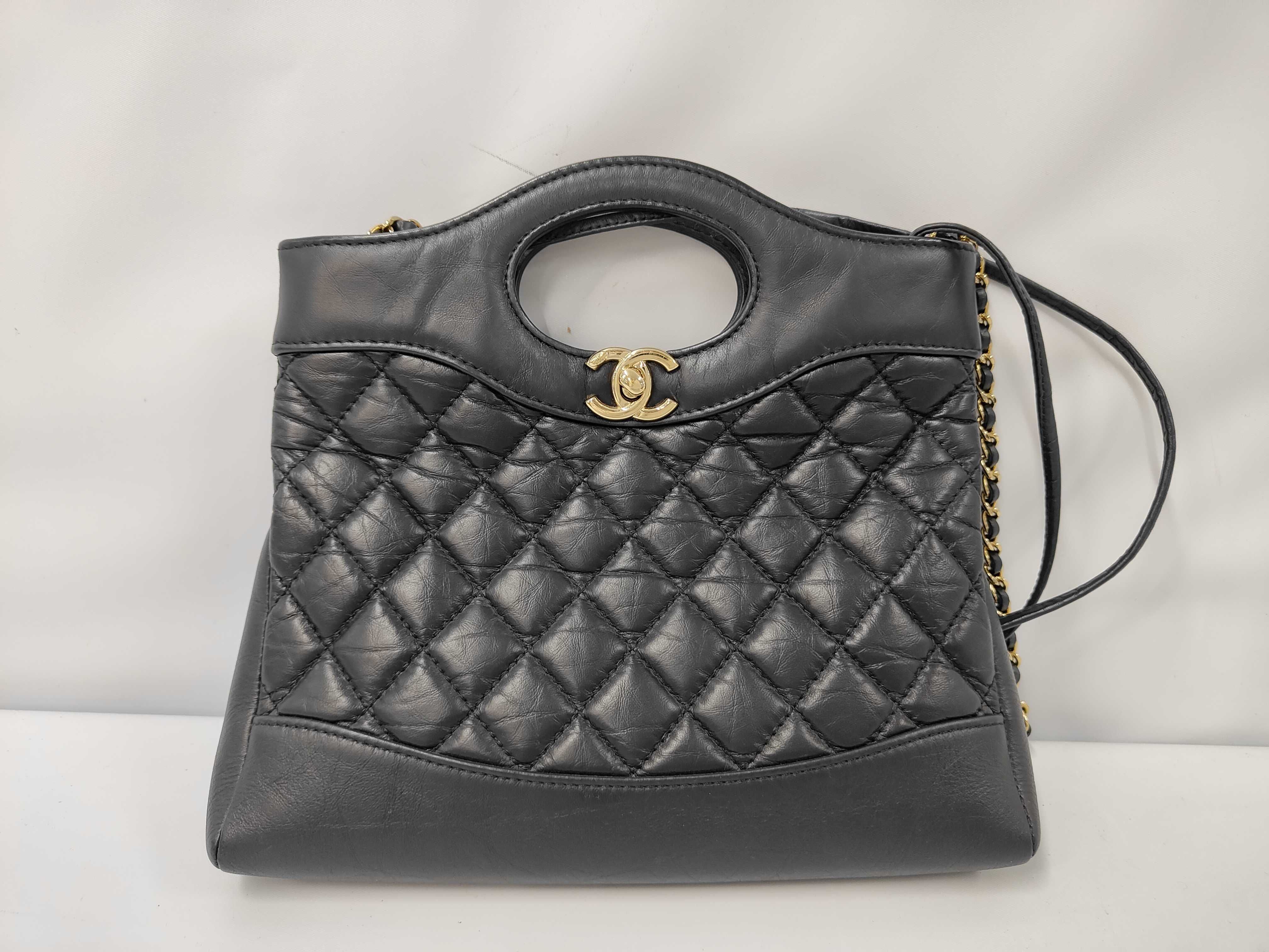31 Mini Shopping Bag, Cowhide Leather Shoulder Bag