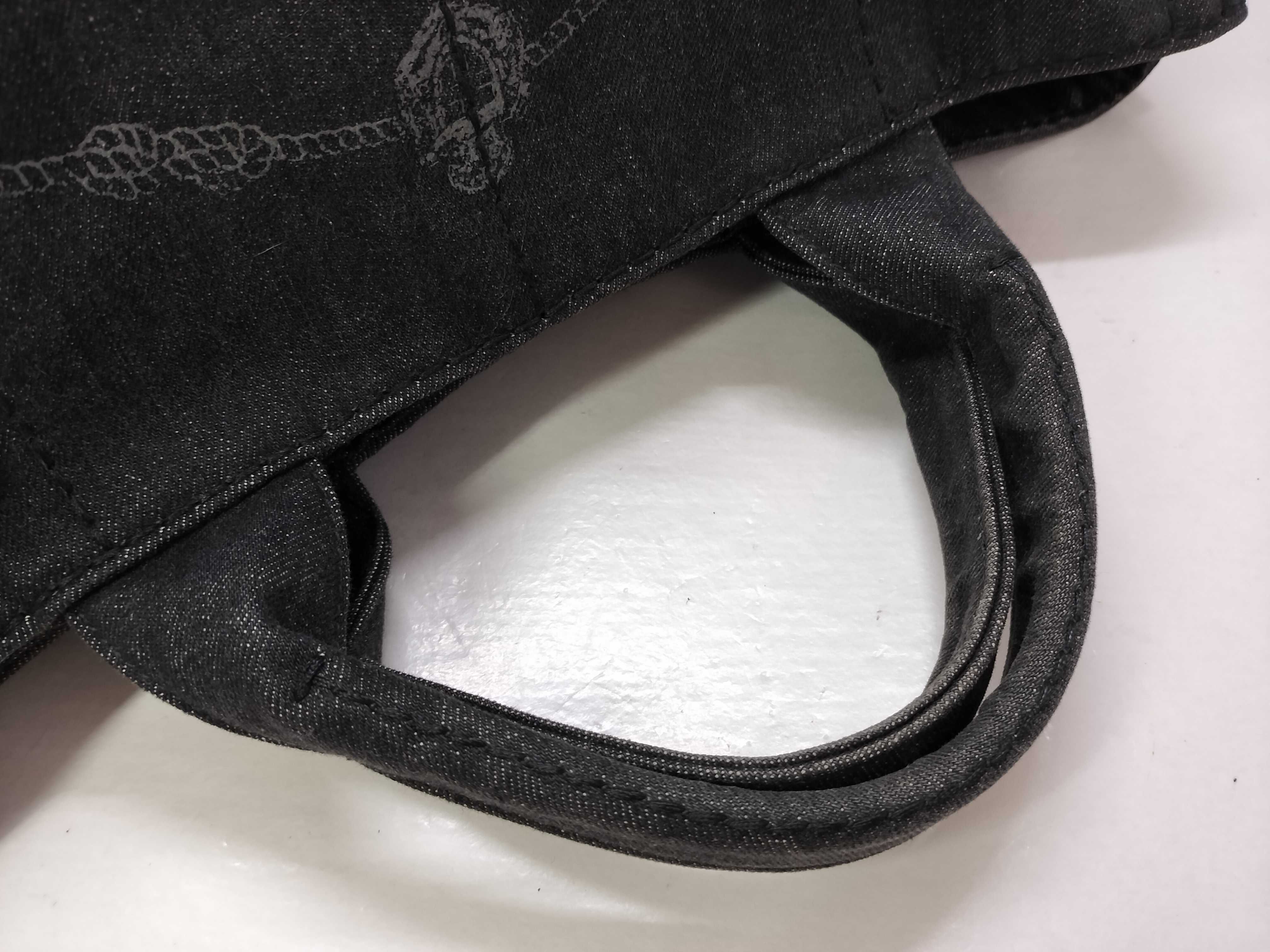 denim Canapa black tote bag — view 3