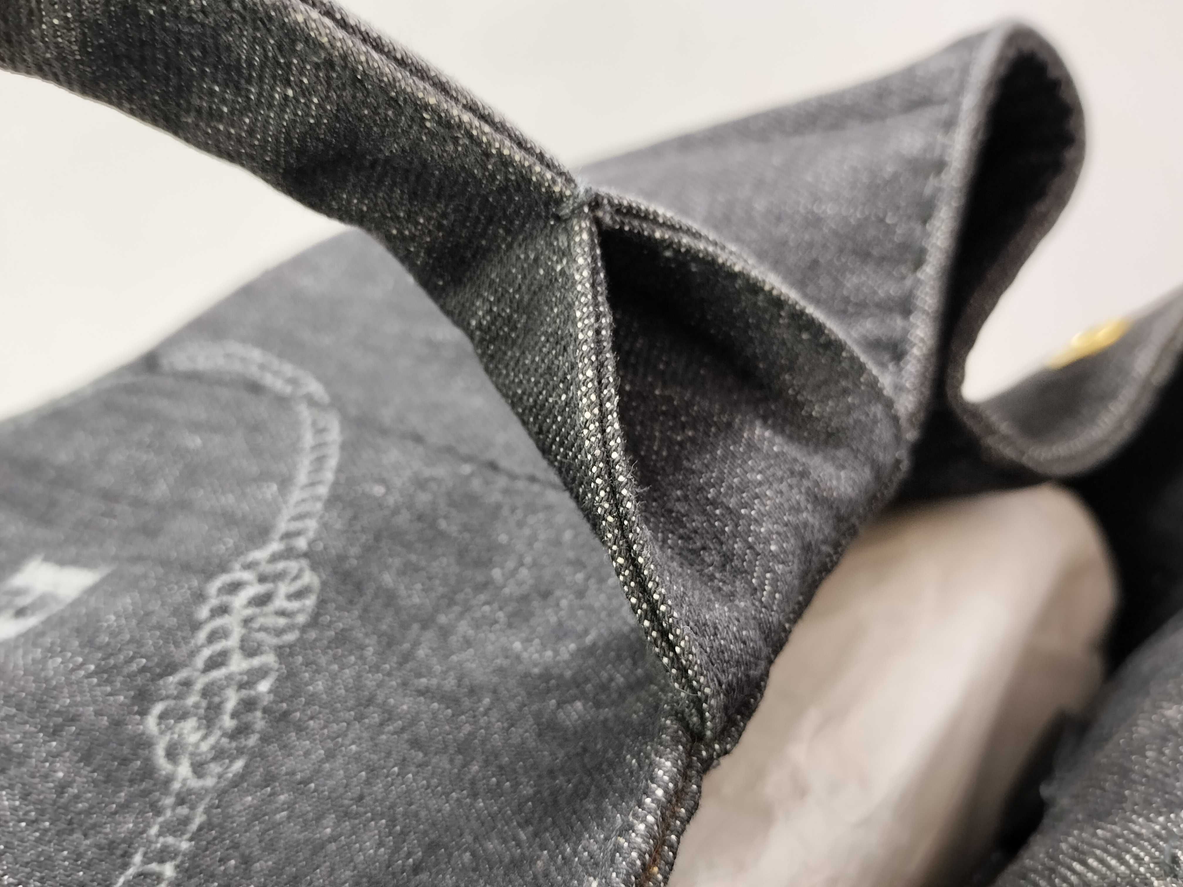 denim Canapa black tote bag — view 5