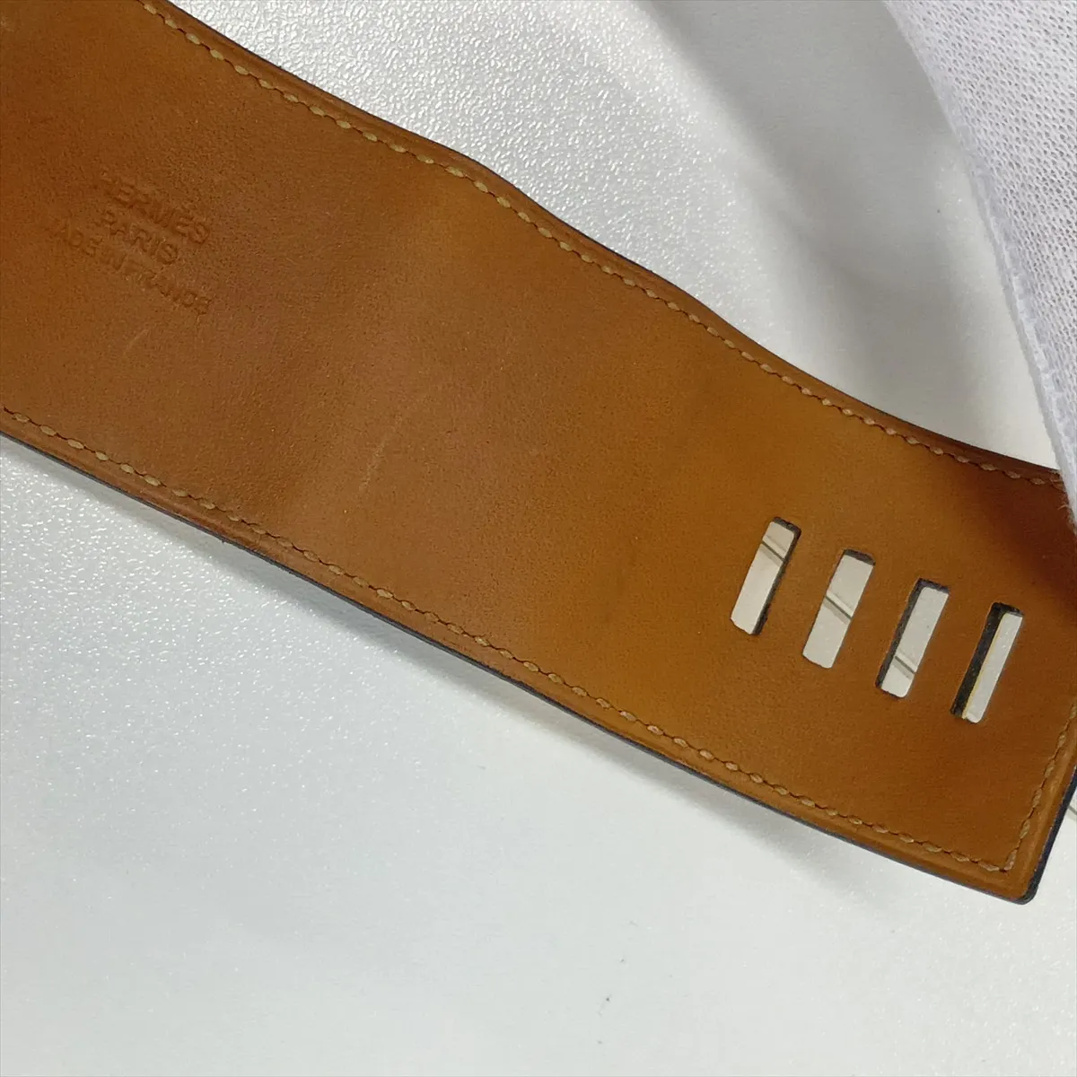 Collier de Chien O:2011 Bracelet S GP x Leather Black x Gold — view 9