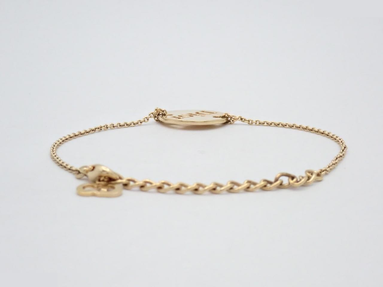 Other lines: Precious metal bracelets, logo design, gold, wrist size approximately 21.5 cm. — view 2