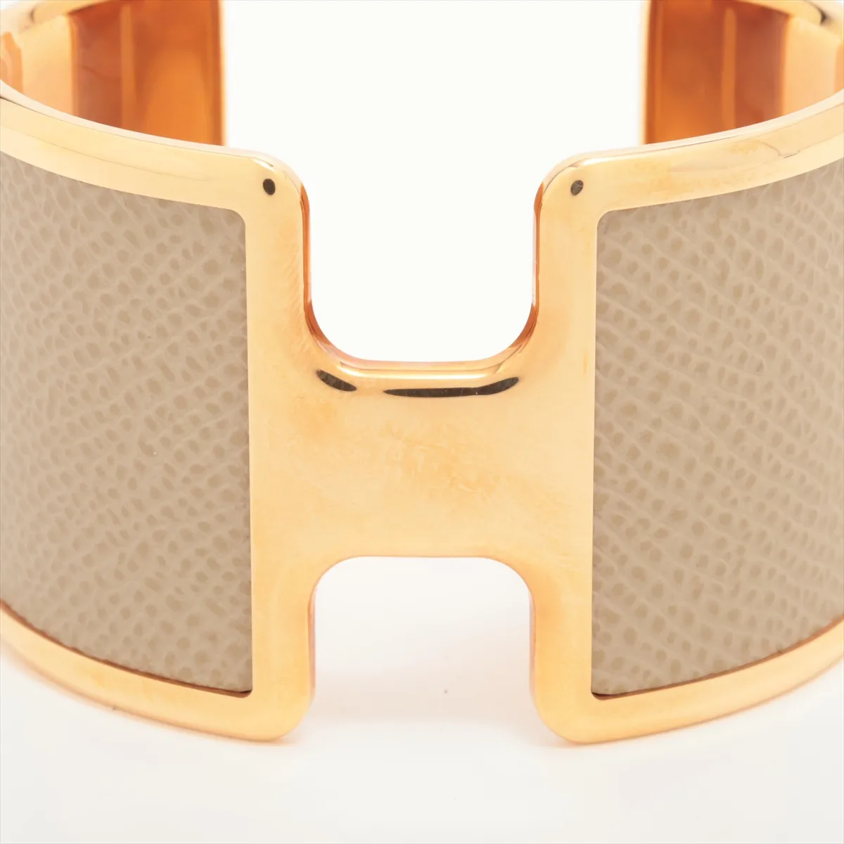 Olympe Bangle GP x Leather Gold — view 3