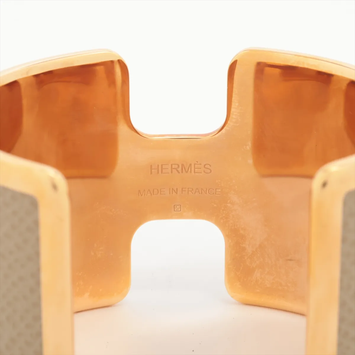 Olympe Bangle GP x Leather Gold — view 4