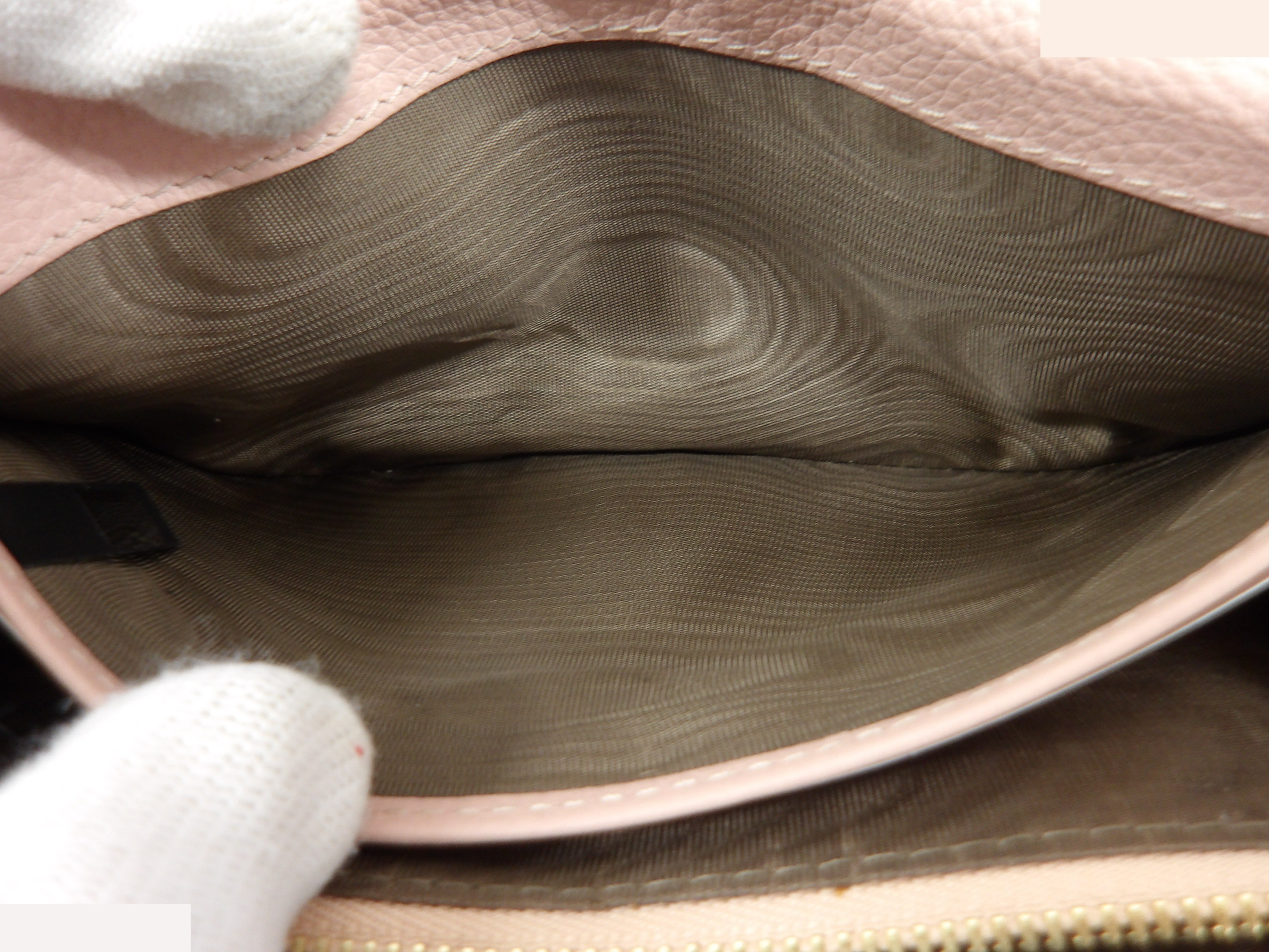 Marcie Flap Long Wallet, Gold Hardware — view 6