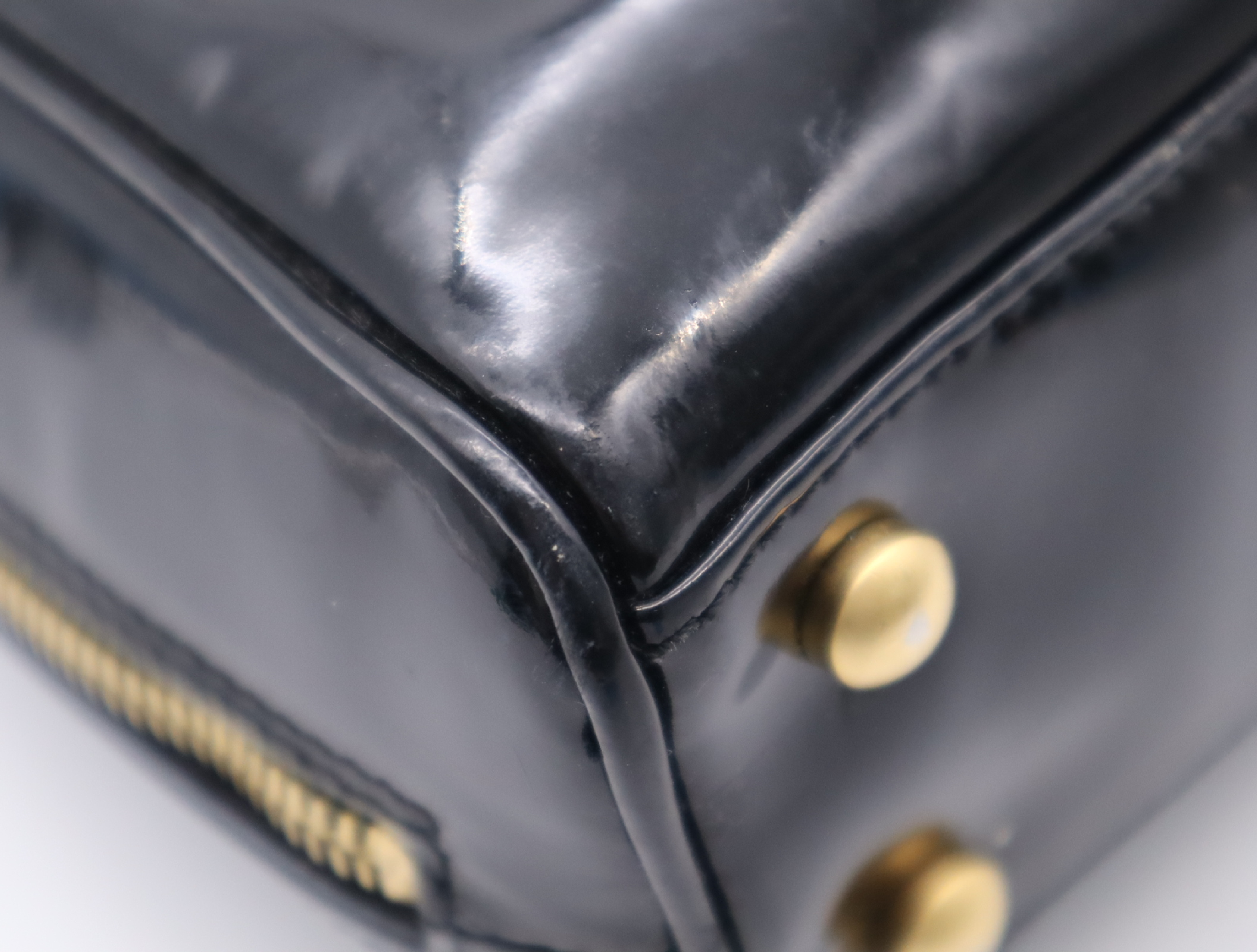 Enamel Triple Coco Handbag, Black, Gold Hardware, with original seal, 956630 Handbag — view 6