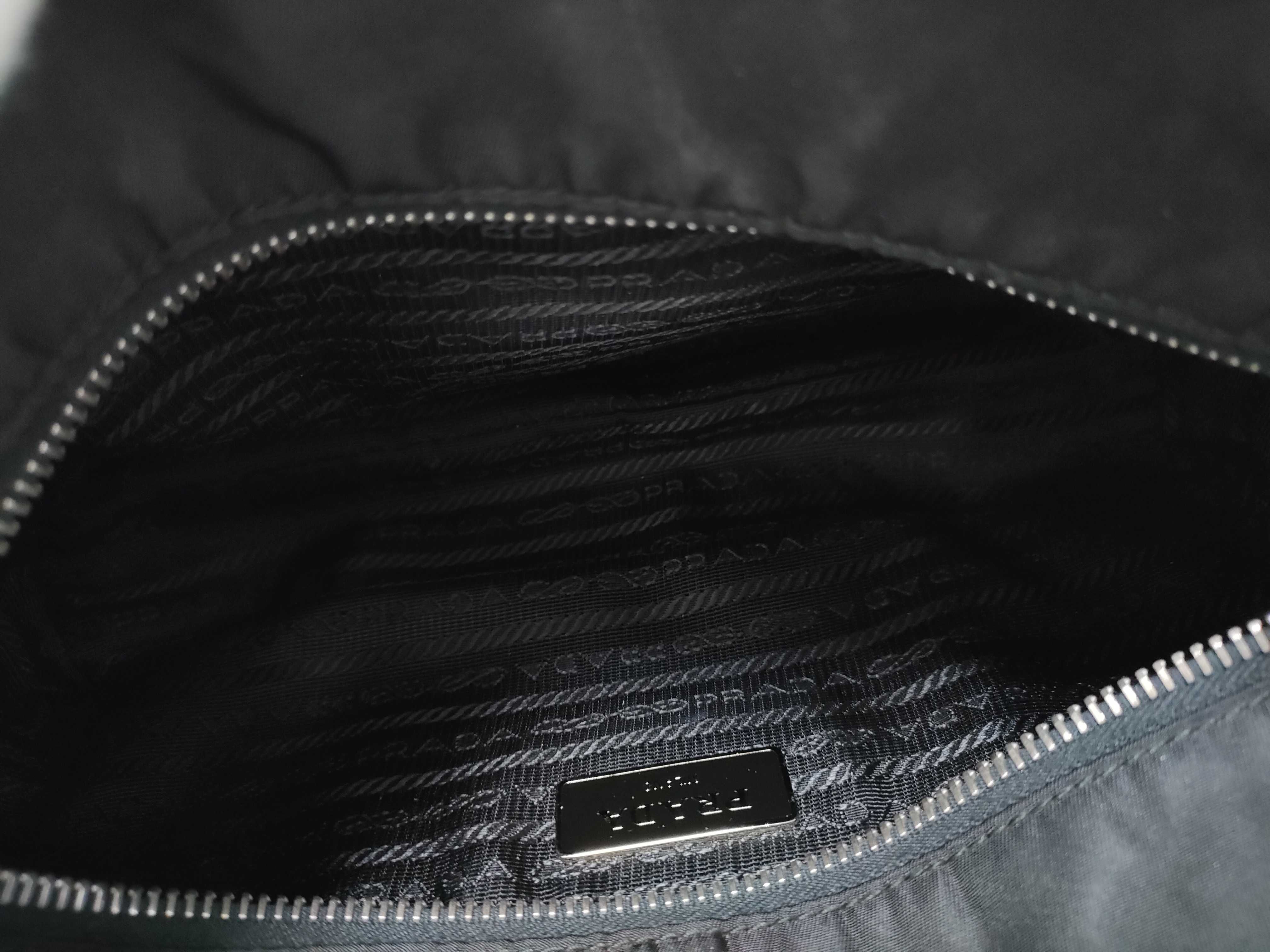 Nylon Prada Current Shoulder Bag Handbag Mini Boston Handbag — view 12