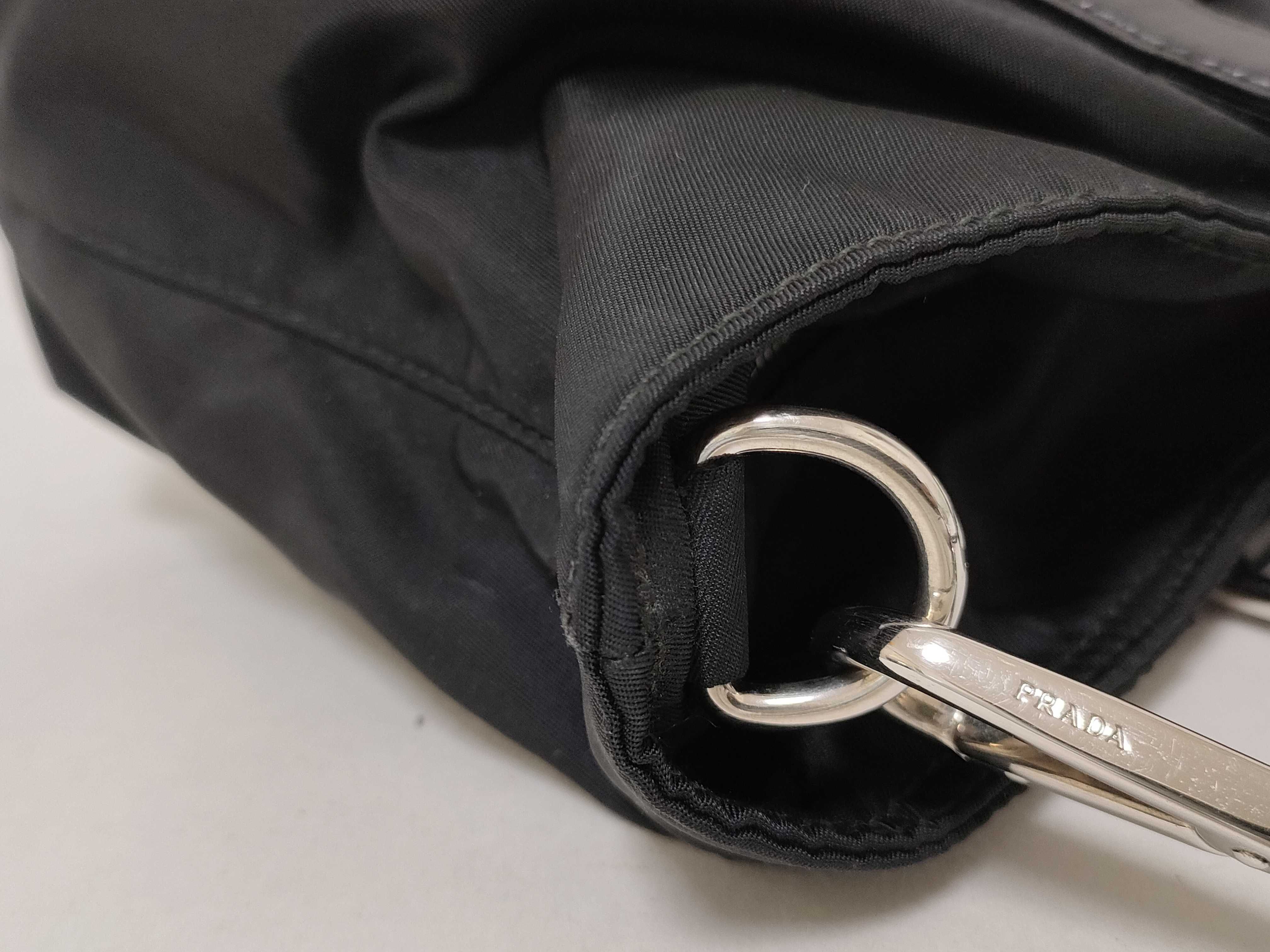 Nylon Prada Current Shoulder Bag Handbag Mini Boston Handbag — view 7