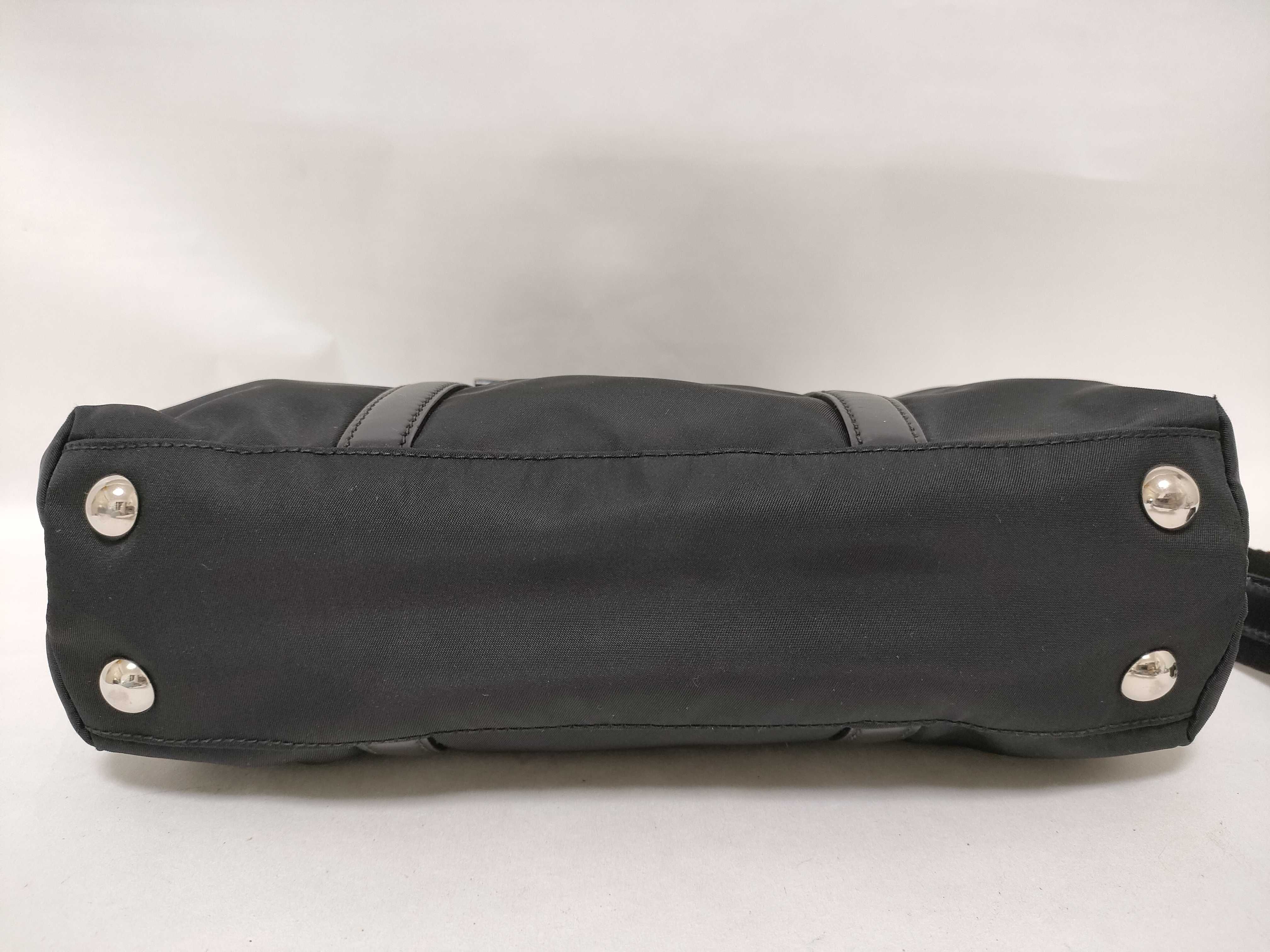 Nylon Prada Current Shoulder Bag Handbag Mini Boston Handbag — view 9