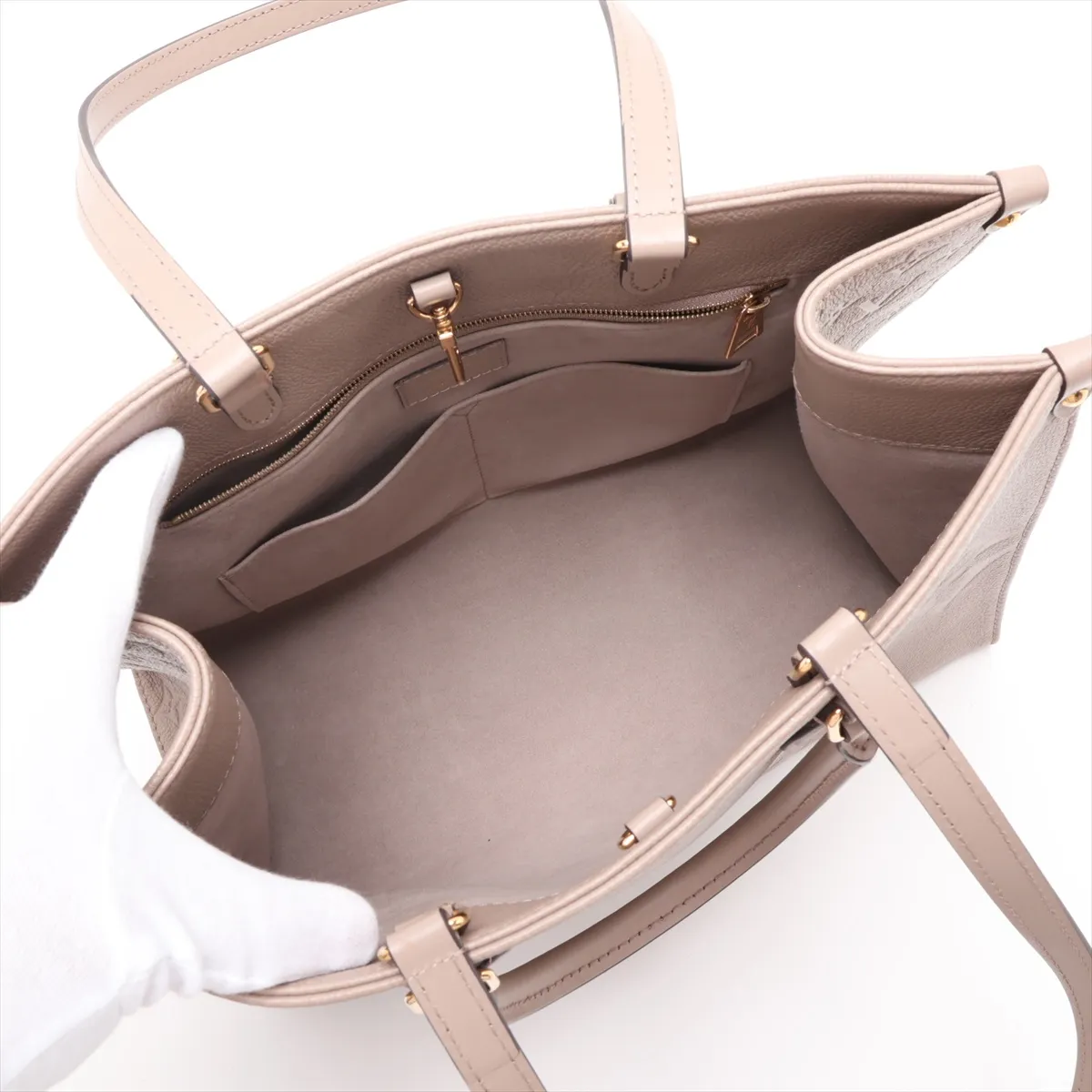 Monogram Empreinte OnTheGo MM M45607 Beige (RFID detected) — view 7