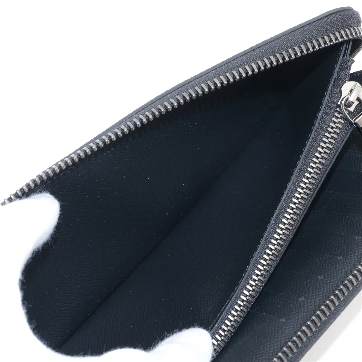 Monogram Eclipse Zippy Wallet Vertical M62295 Black Round Zip Wallet (RFID detected) — view 4