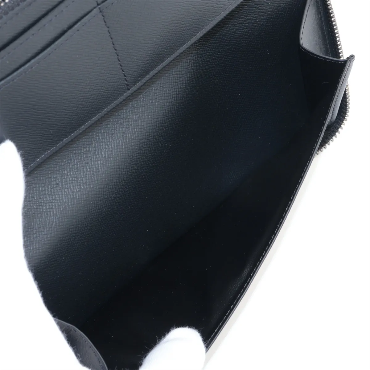 Monogram Eclipse Zippy Wallet Vertical M62295 Black Round Zip Wallet (RFID detected) — view 6