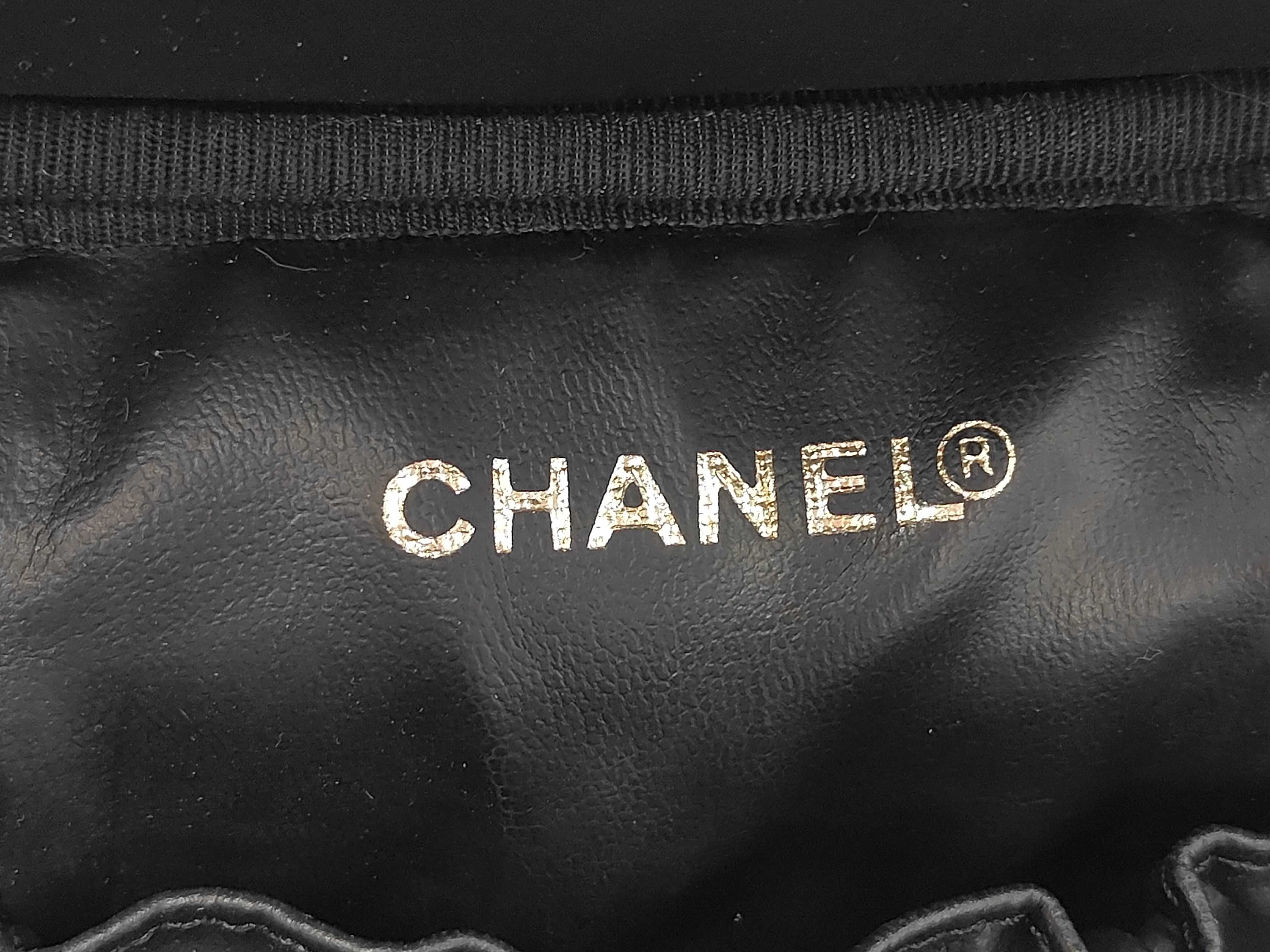 Vanity Case, Caviar Skin, Black, 62618710, with Seal and Card, Vanity Bag — view 10