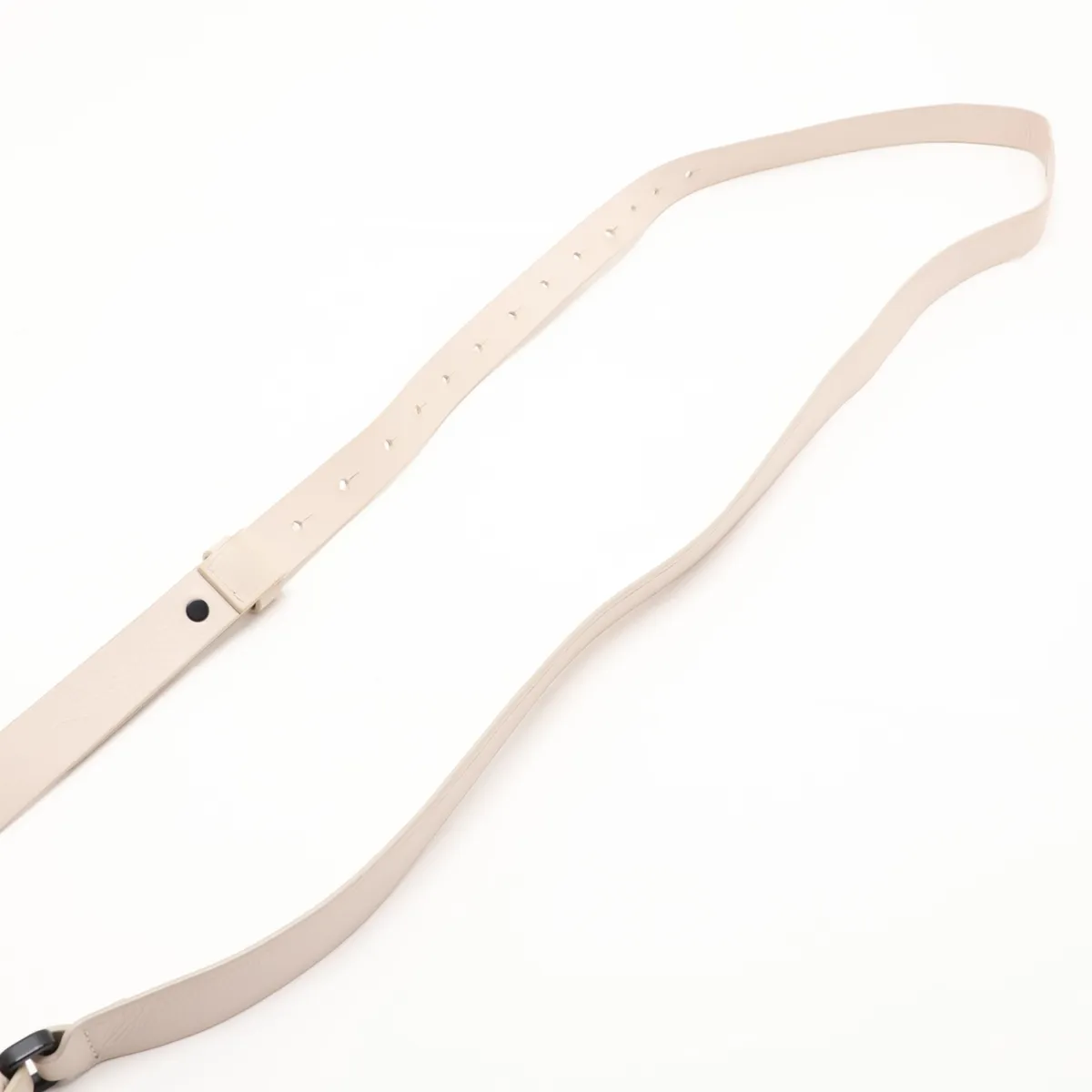 Intrecciato Phone Holder Leather Shoulder Bag White — view 5