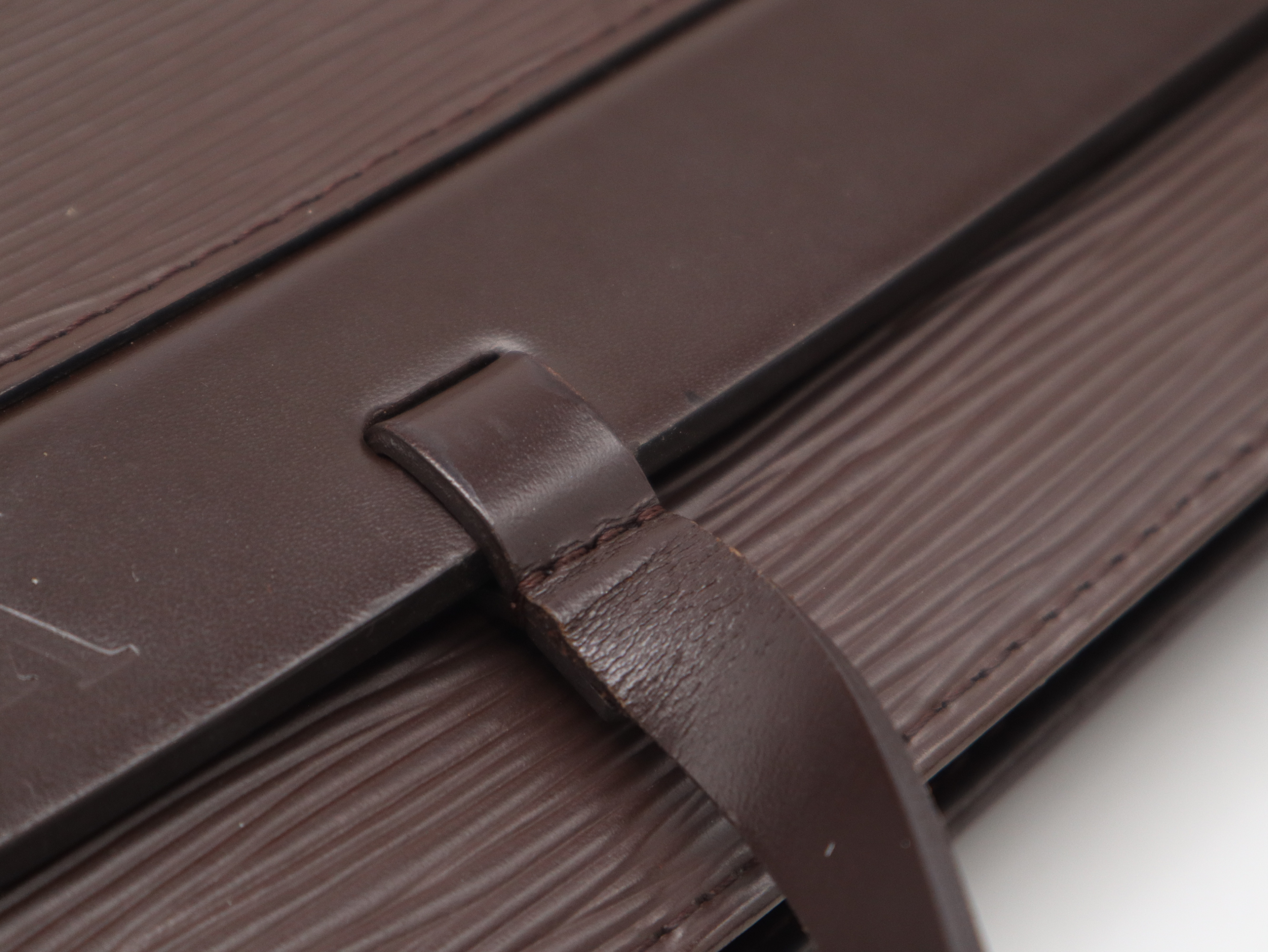M5249D Epi Croisette PM Mocha Handbag — view 7