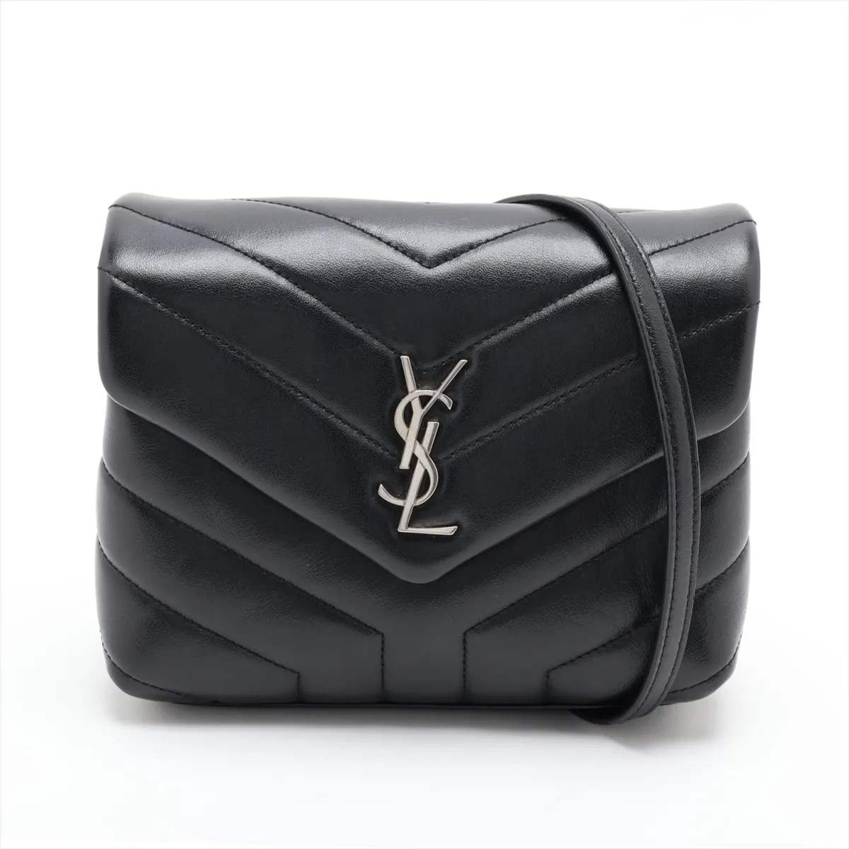Loulou 467072 Leather Shoulder Bag, Black