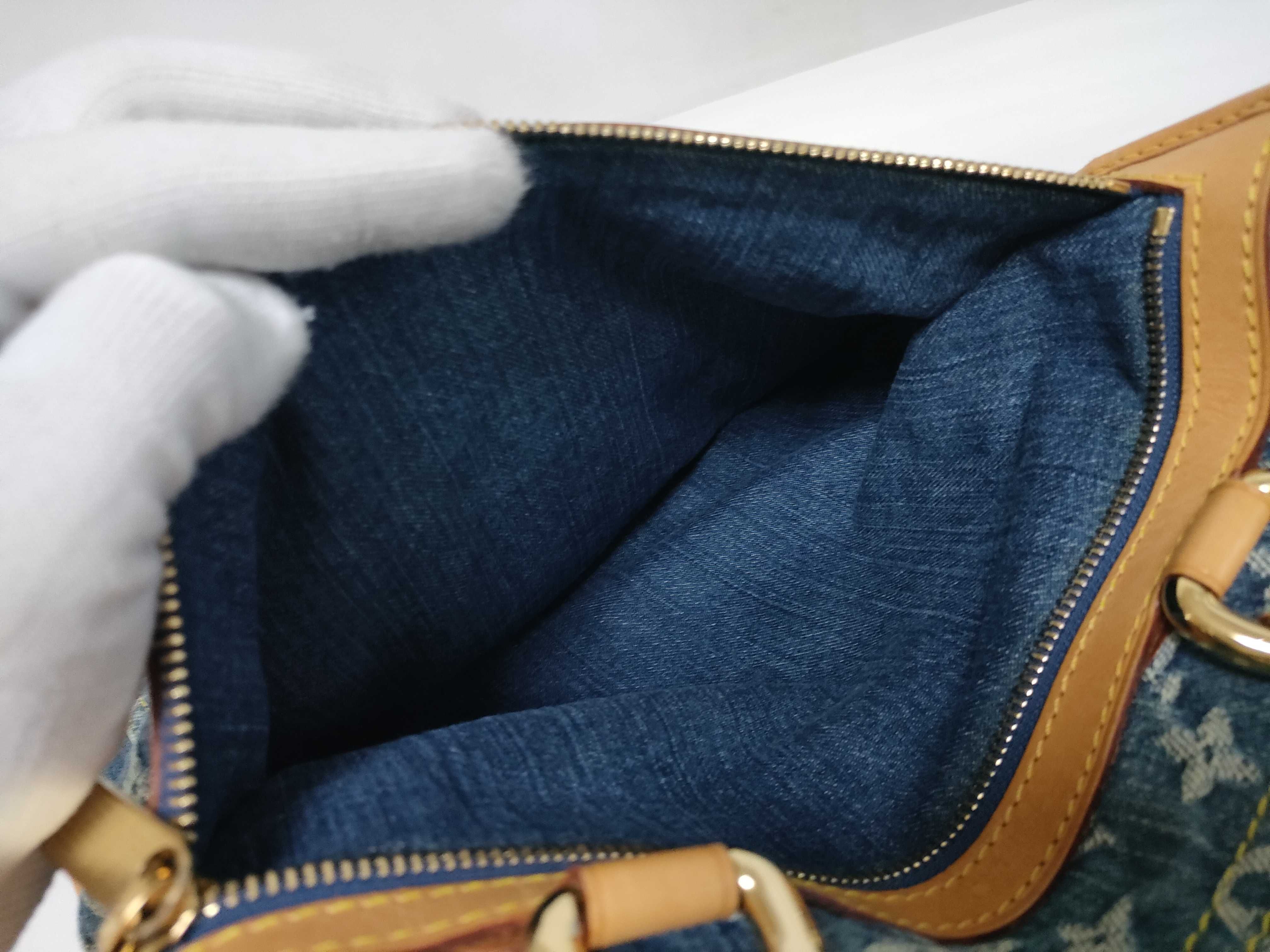 LV Monogram Denim Flat Shopper M95018 AS0065 Handbag — view 13