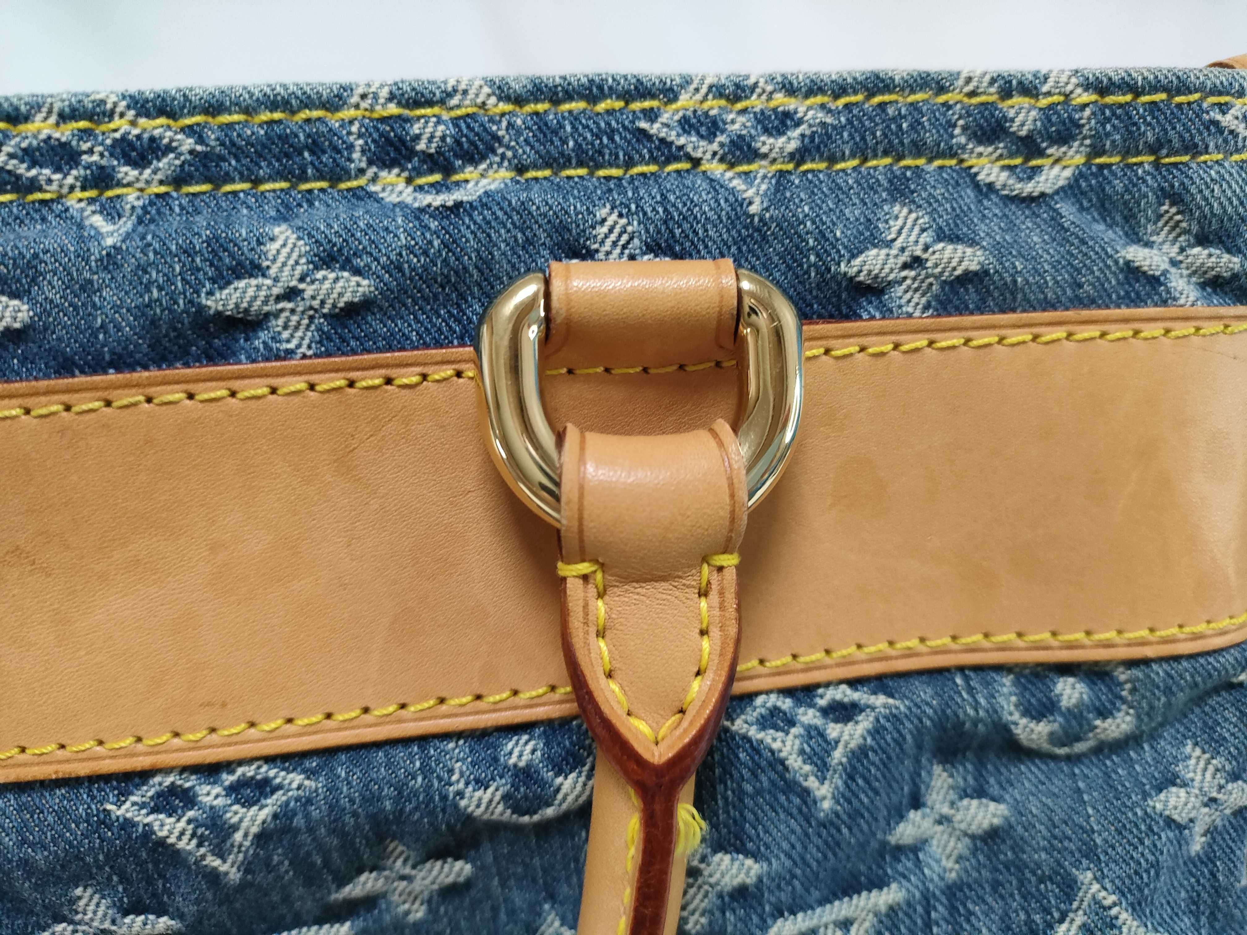LV Monogram Denim Flat Shopper M95018 AS0065 Handbag — view 5