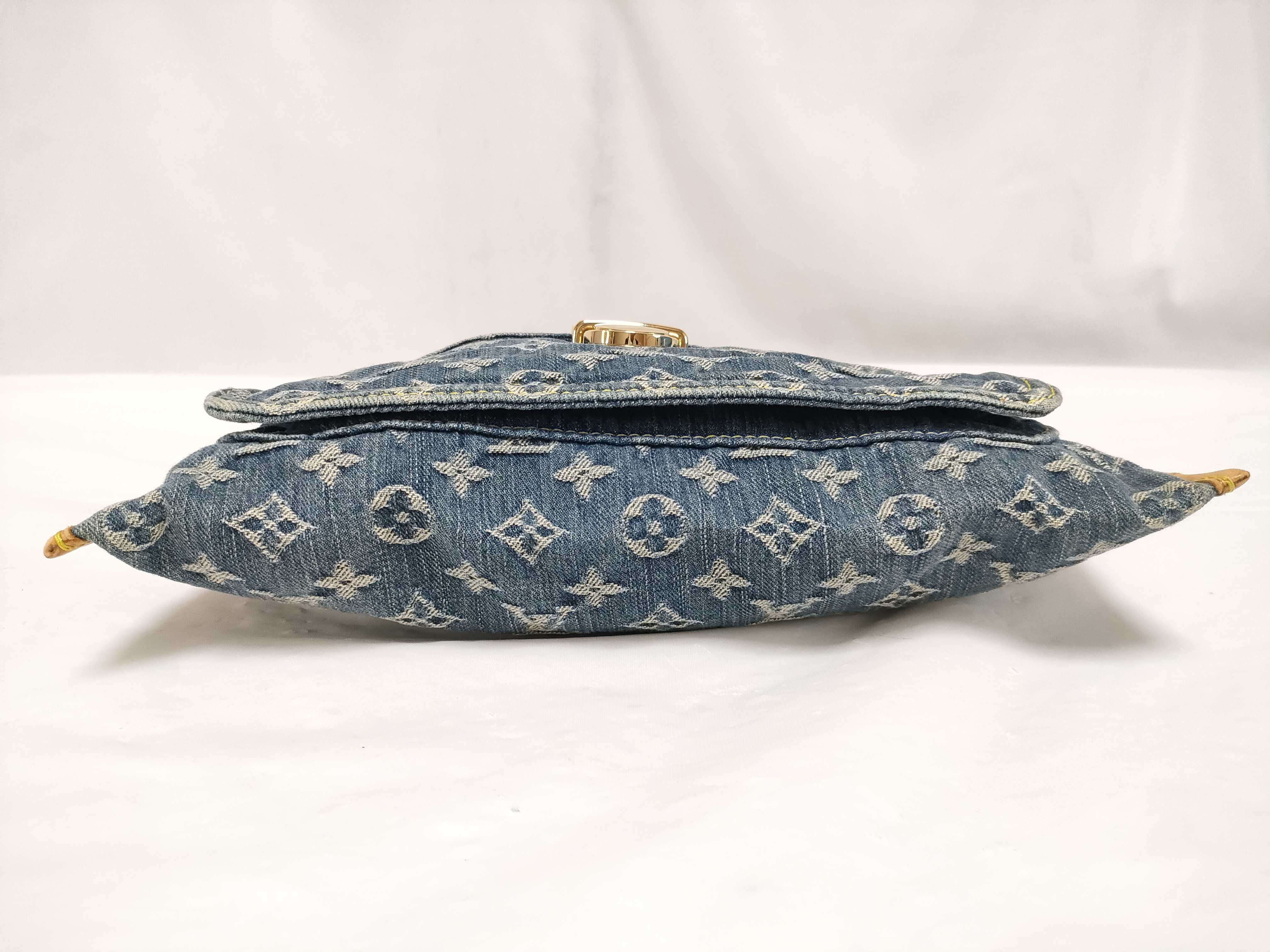 LV Monogram Denim Flat Shopper M95018 AS0065 Handbag — view 7