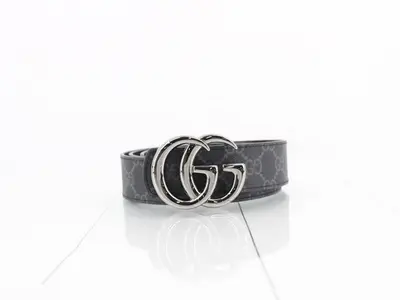 Double G Reversible Belt, Retail Price ¥77,000, Size 95/38, Unused, Stored Item