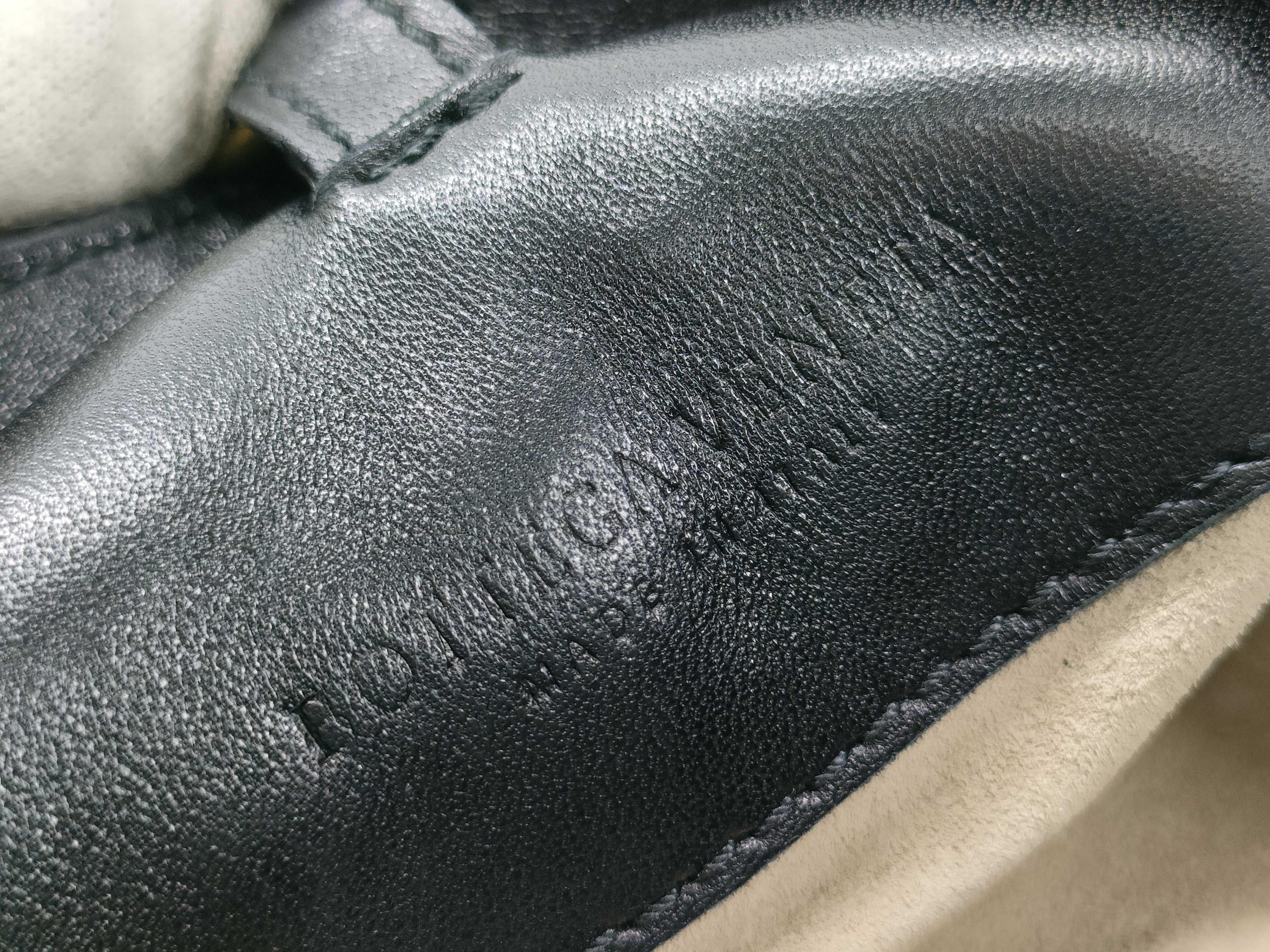 Intrecciato Leather Shoulder Bag, Black, 179197 — view 12