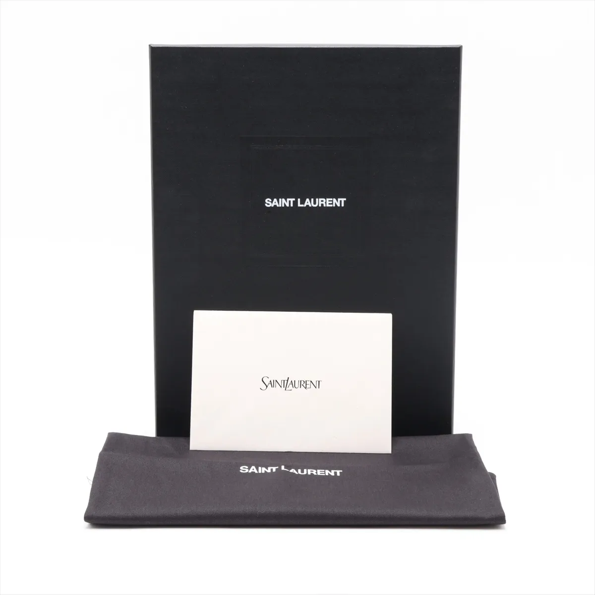Cassandra 769307 Leather Clutch Bag, Black — view 8