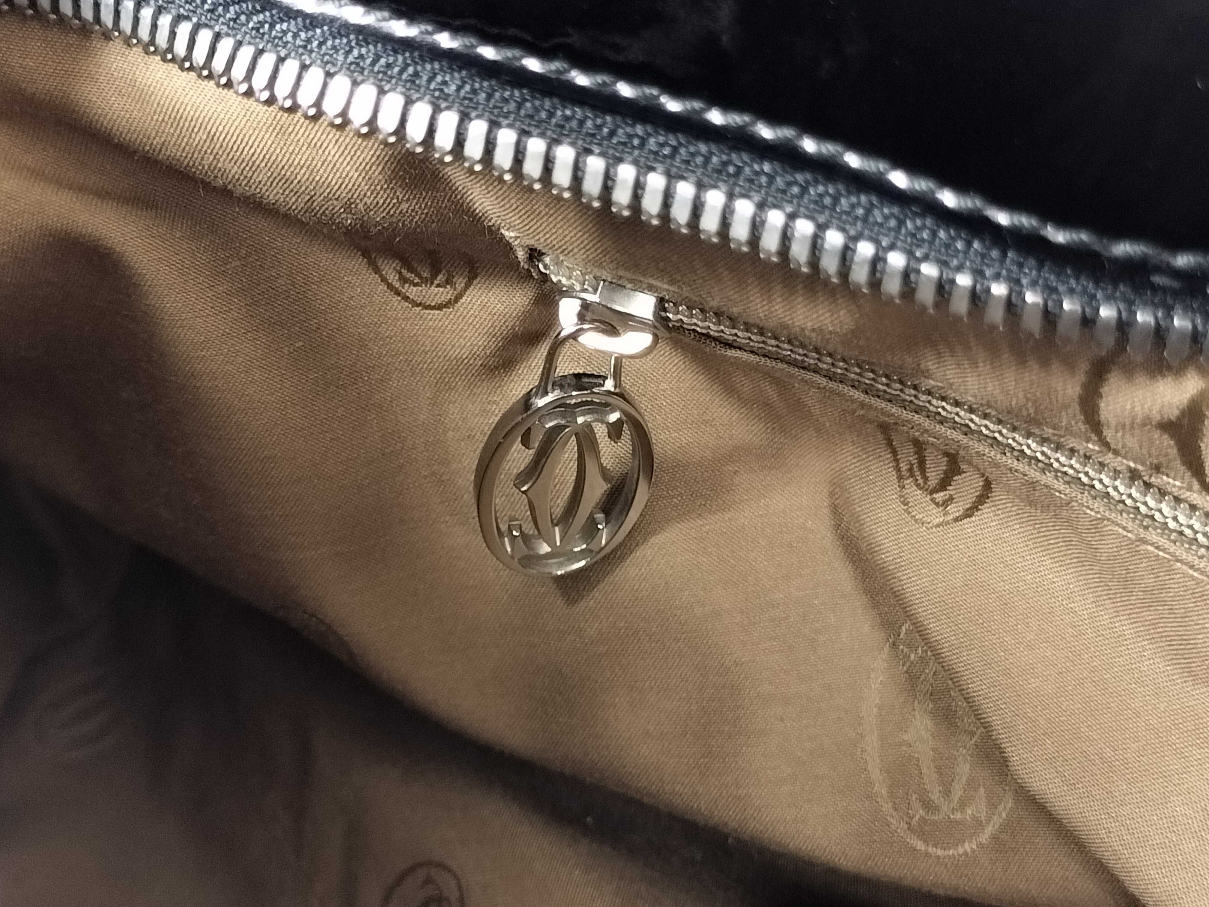 Marcello Enamel Black Handbag — view 11