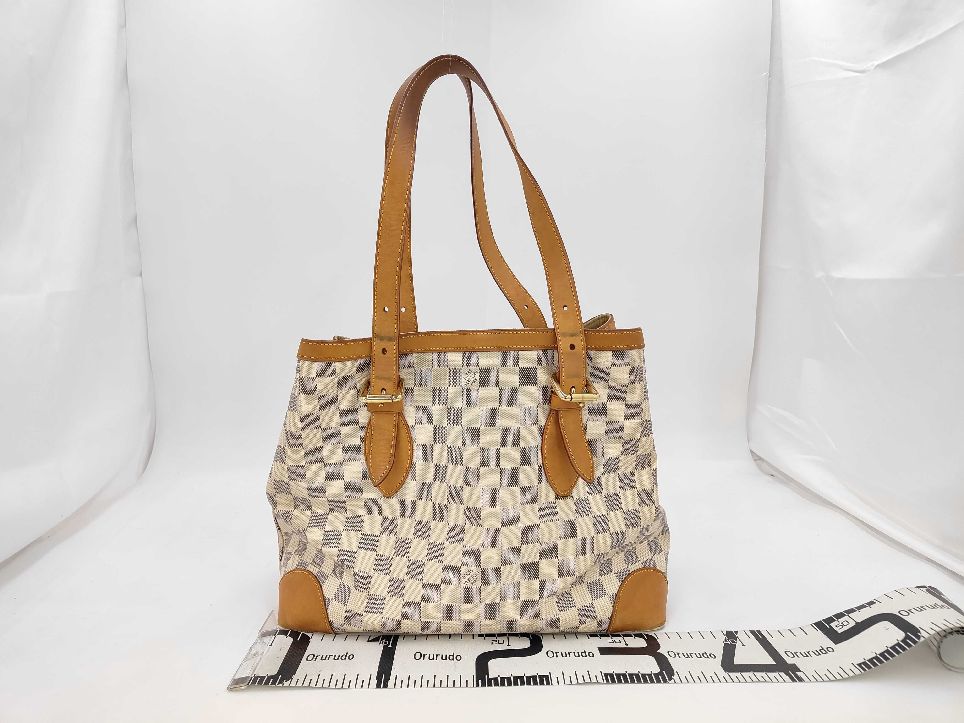 Damier Azur Louis Vuitton Hampstead MM Tote Bag Damier Azur N51206 Tote Bag — view 2
