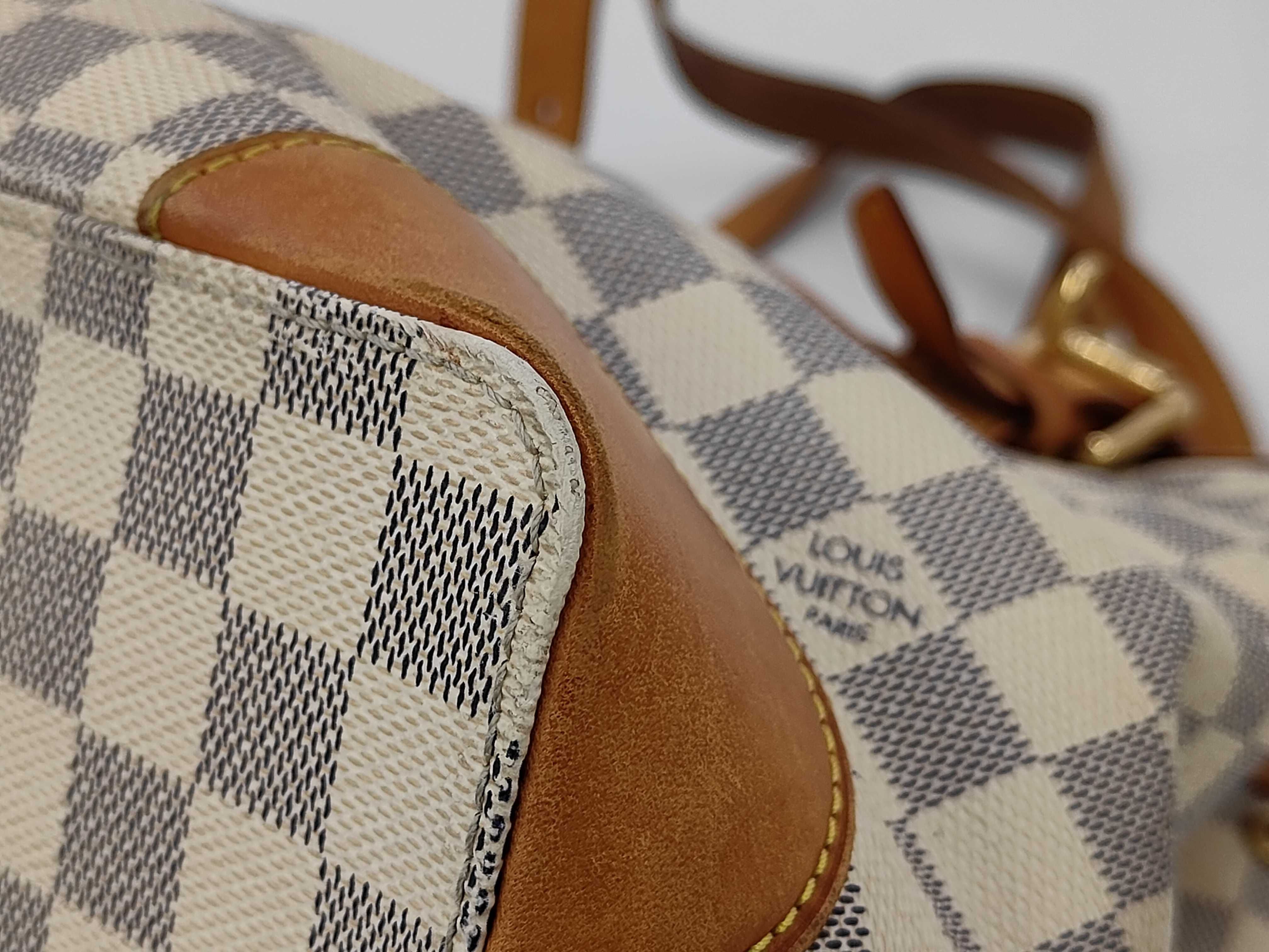 Damier Azur Louis Vuitton Hampstead MM Tote Bag Damier Azur N51206 Tote Bag — view 3