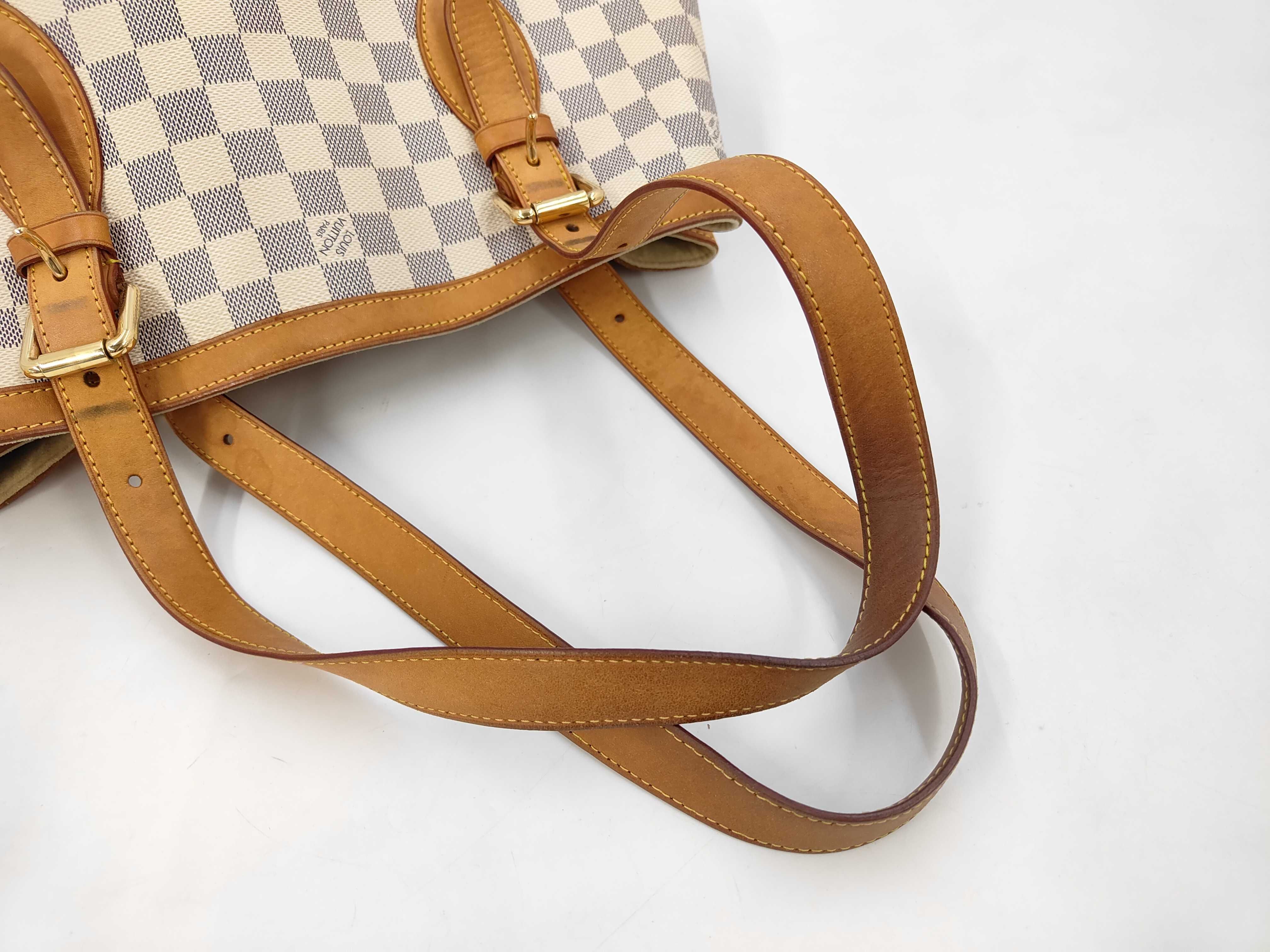Damier Azur Louis Vuitton Hampstead MM Tote Bag Damier Azur N51206 Tote Bag — view 5