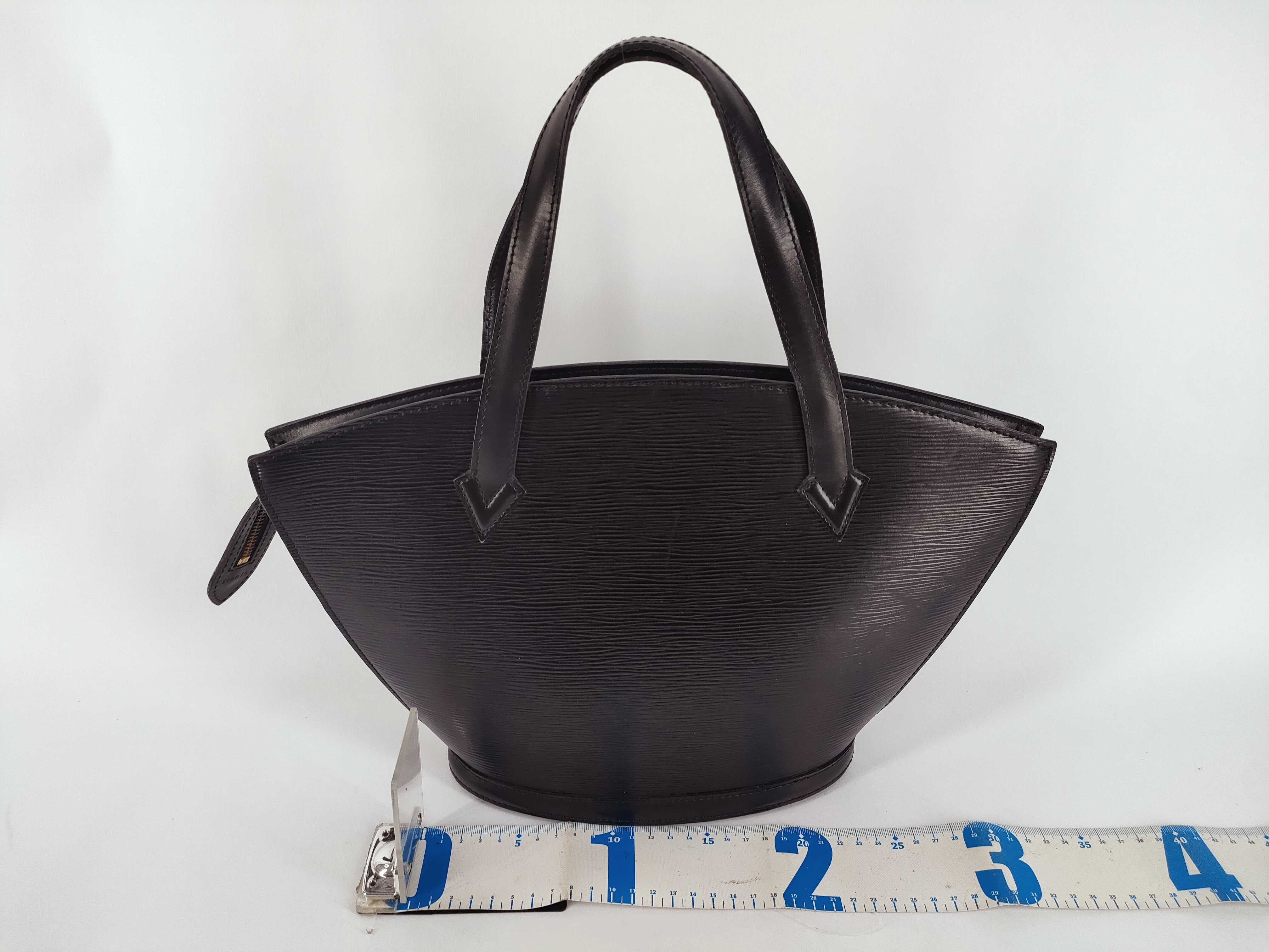 Epi Saint Jacques Shopping M52262 Black Tote Bag — view 2