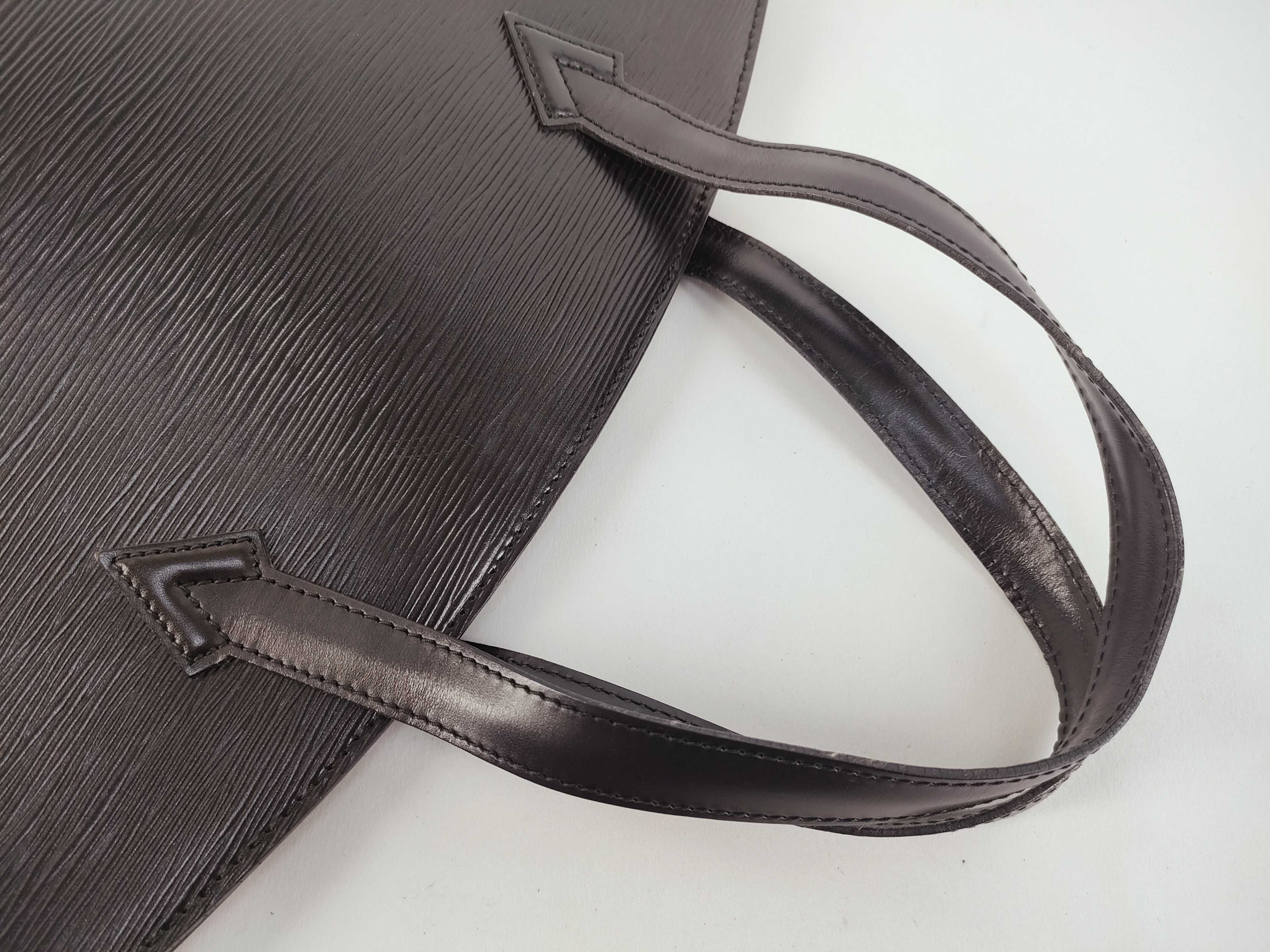 Epi Saint Jacques Shopping M52262 Black Tote Bag — view 3