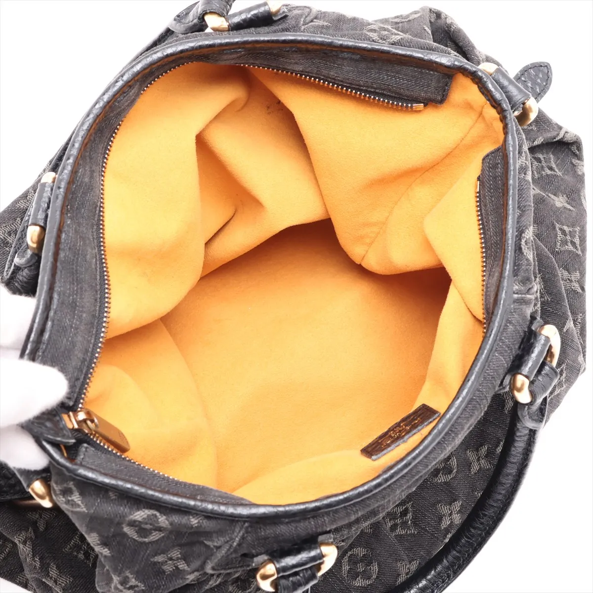 Monogram Denim Neo Cavie MM M95351, serial number unclear, black. — view 8