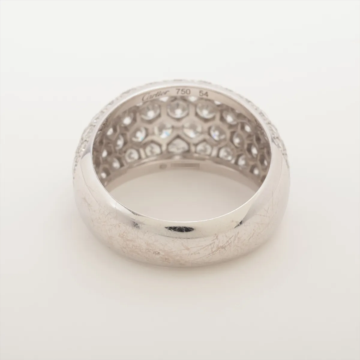 Nouvelle Vague Diamond Ring, 750 (WG), 8.3g, Size 54, SJ2405, hallmark — view 2