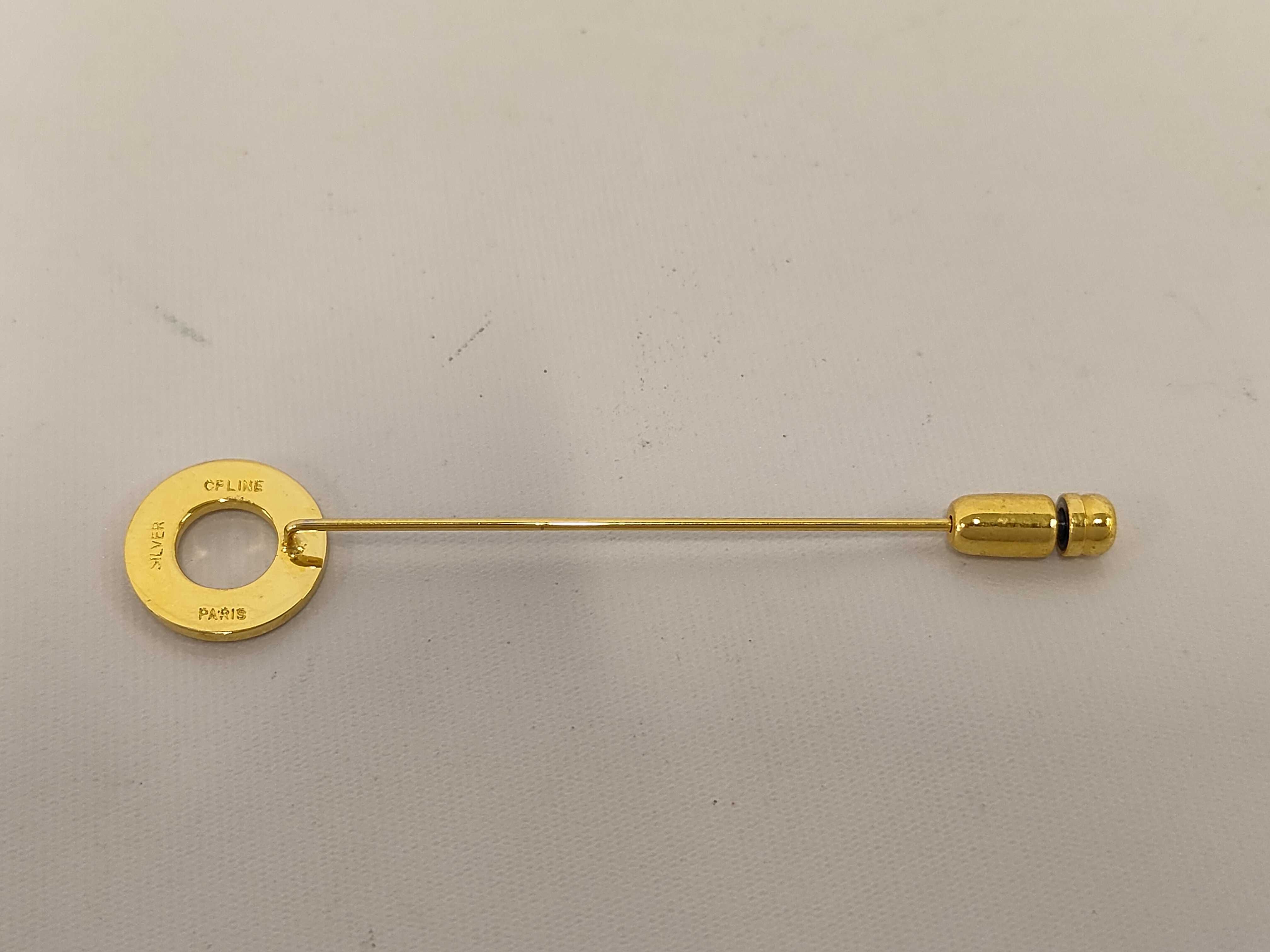 logo pin brooch — view 2