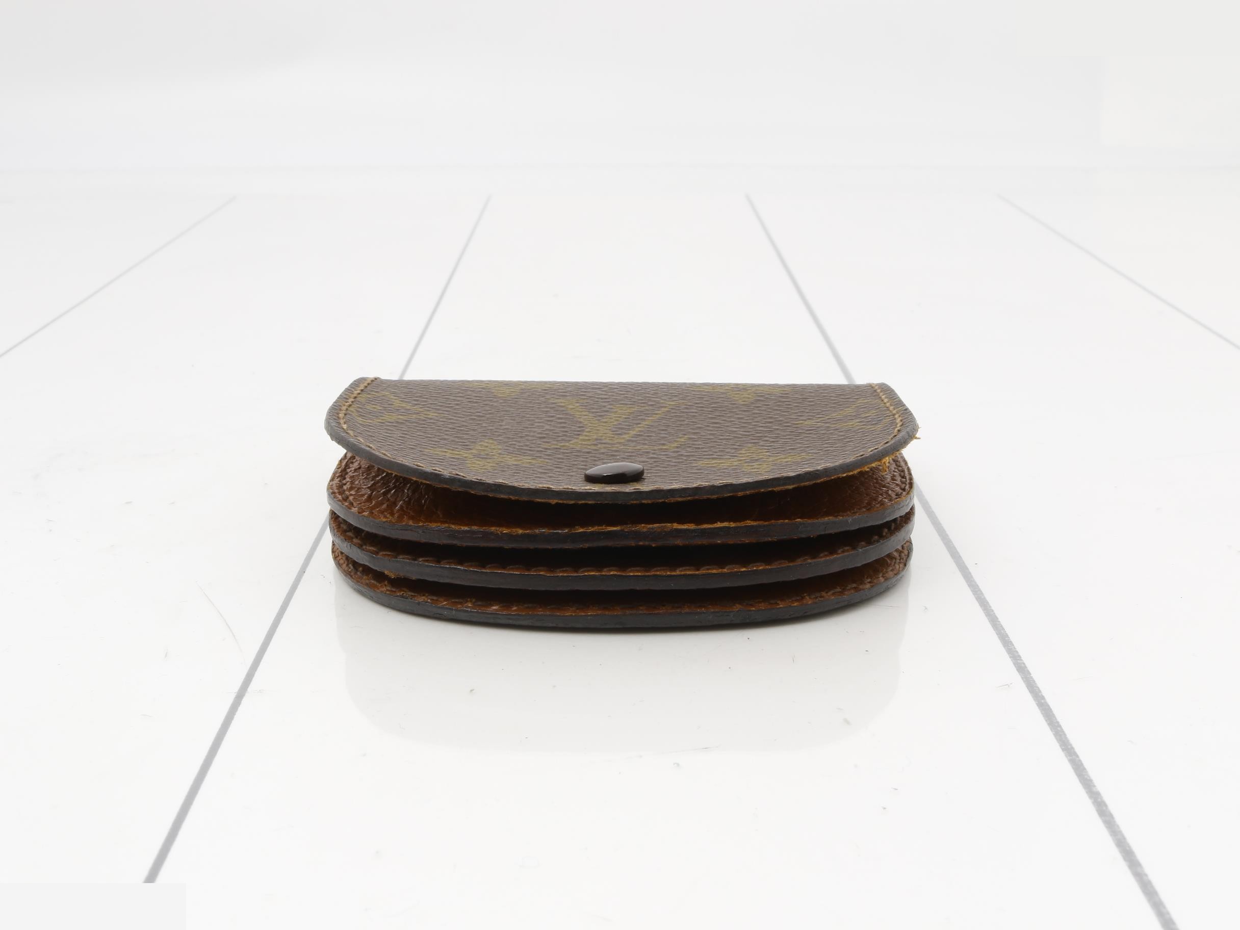 Monogram Porte-Monnaie Guessé Coin Case — view 3