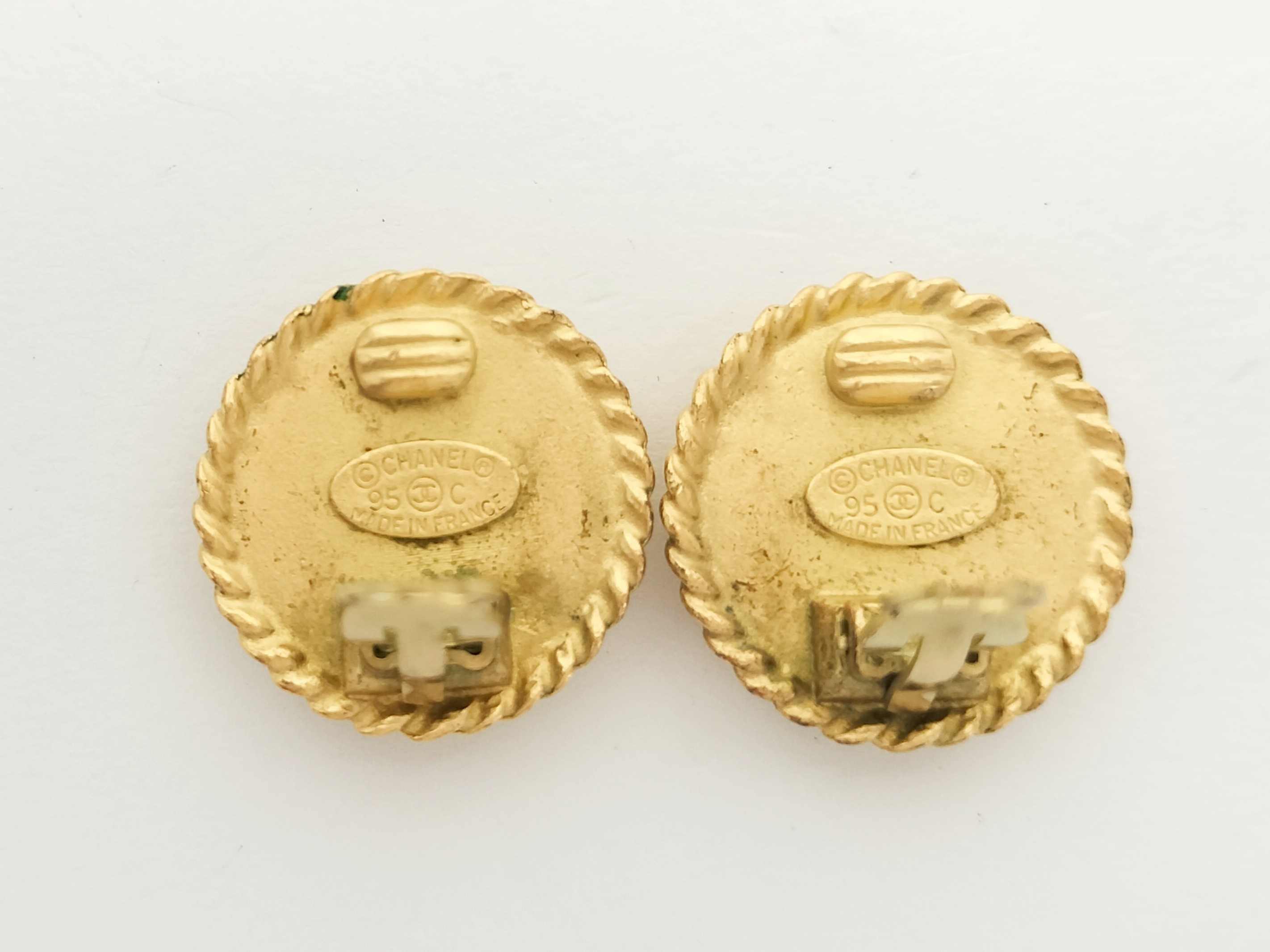 Coco Black Gold Earrings — view 2