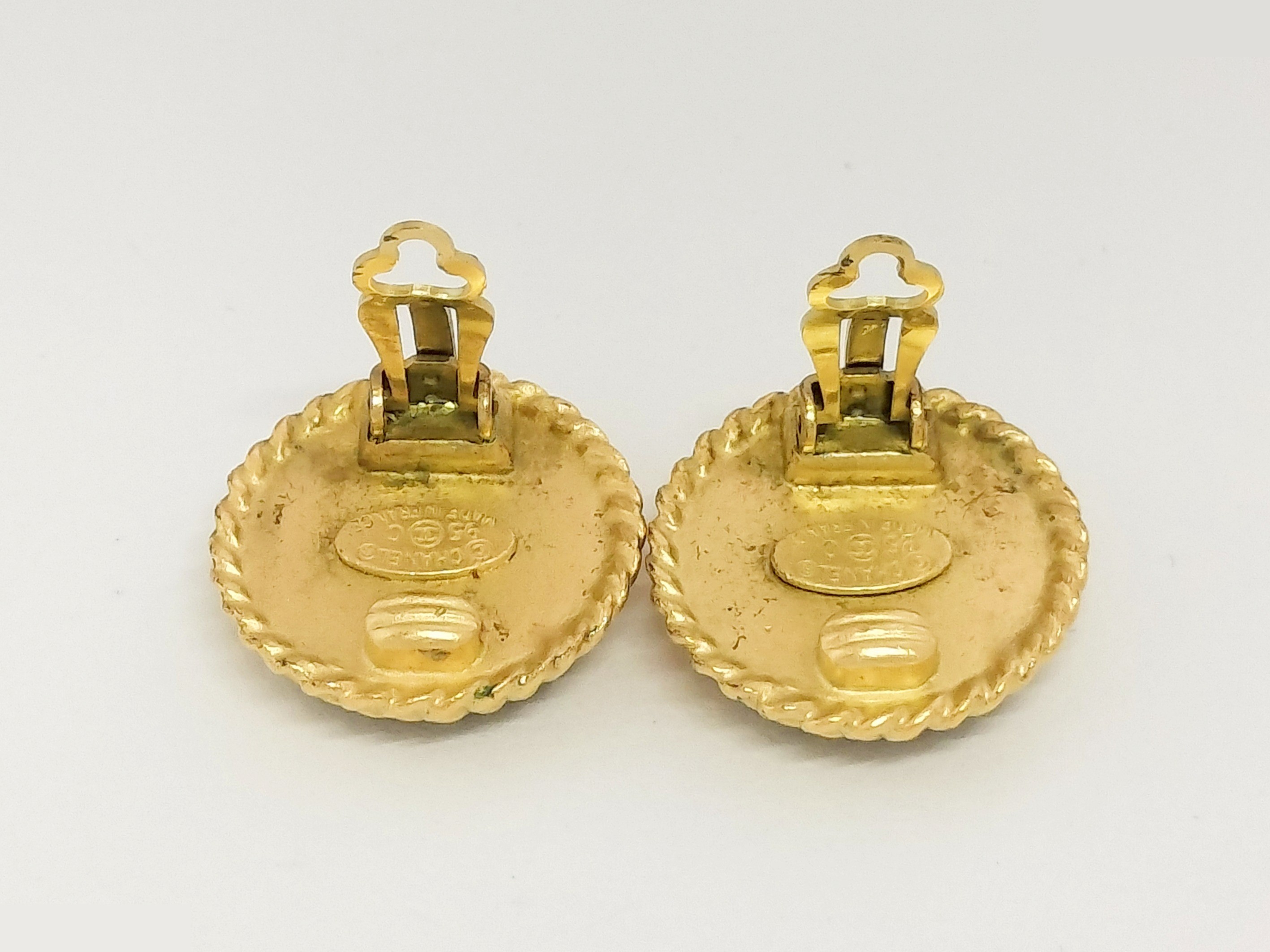 Coco Black Gold Earrings — view 3
