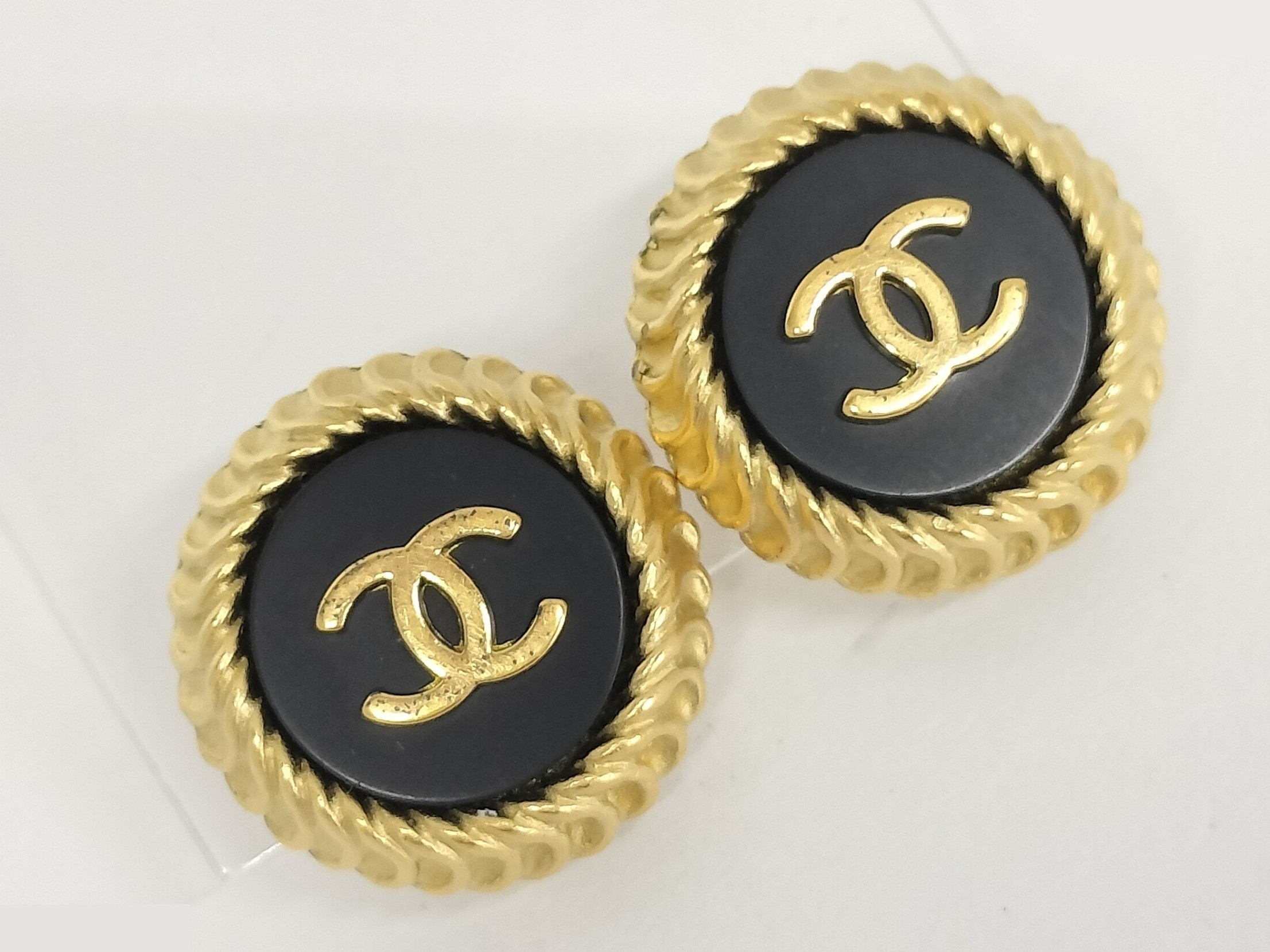 Coco Black Gold Earrings — view 5