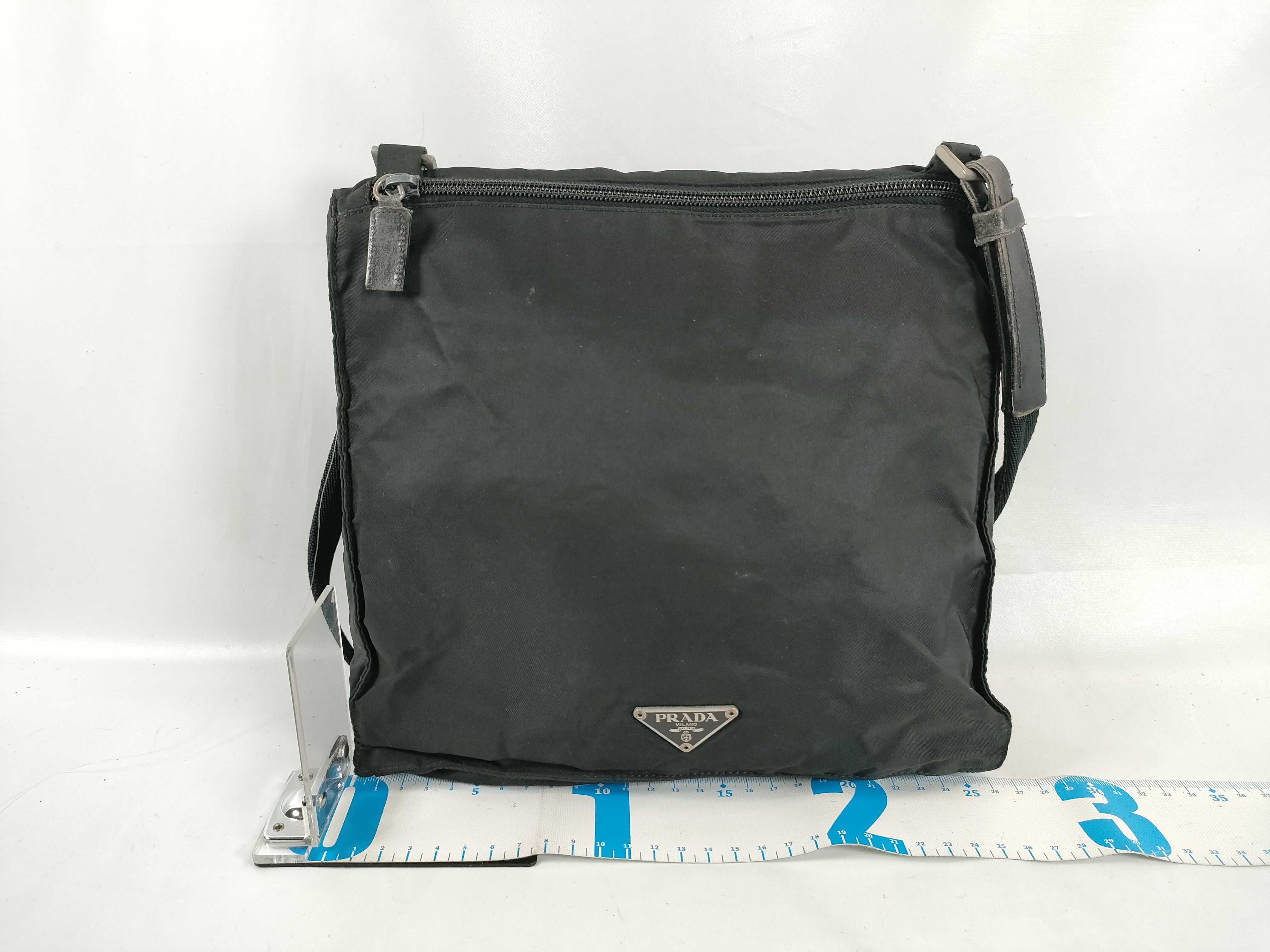 Nylon Leather Shoulder Bag — view 2