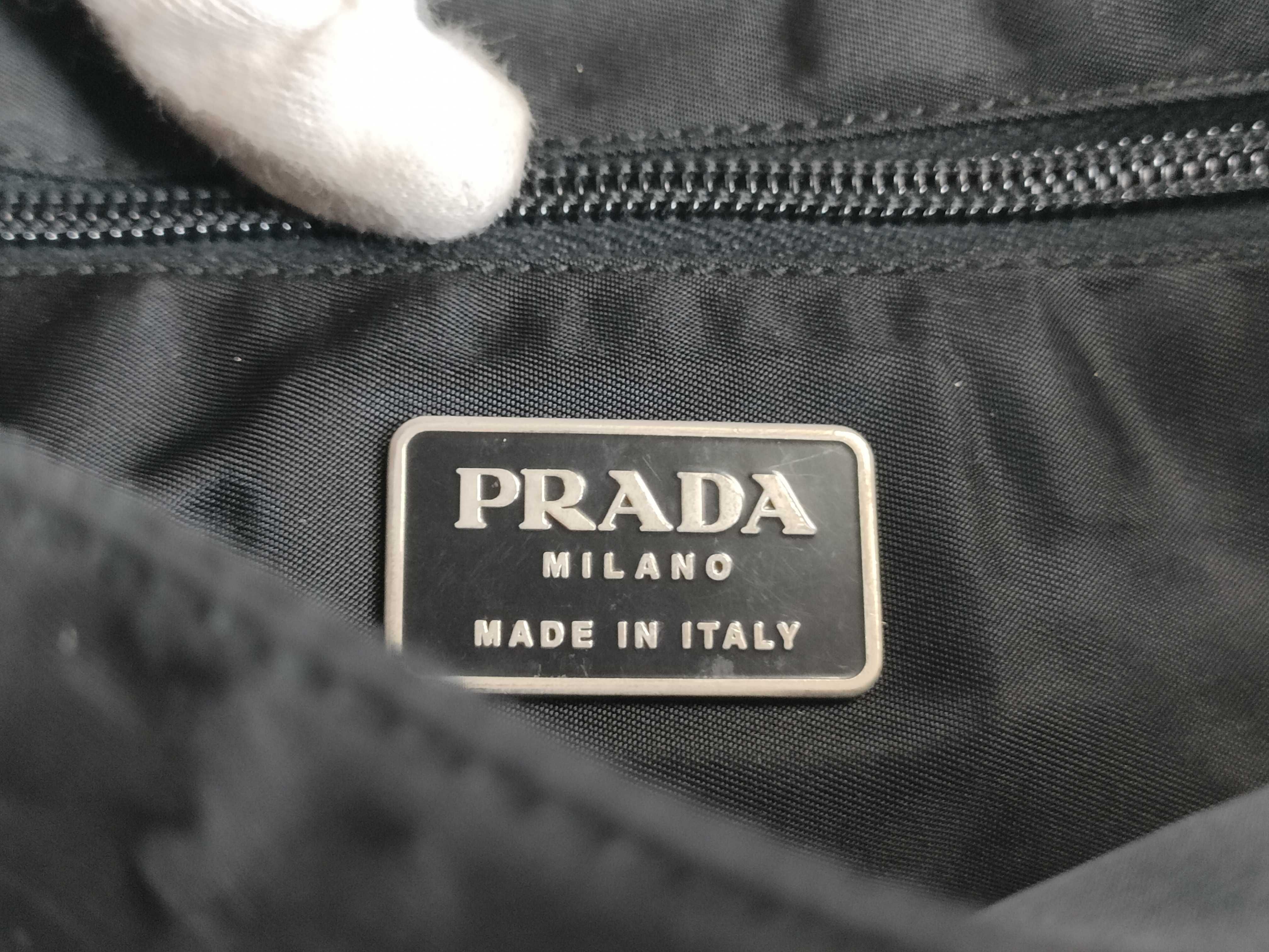 Nylon Leather Shoulder Bag — view 11