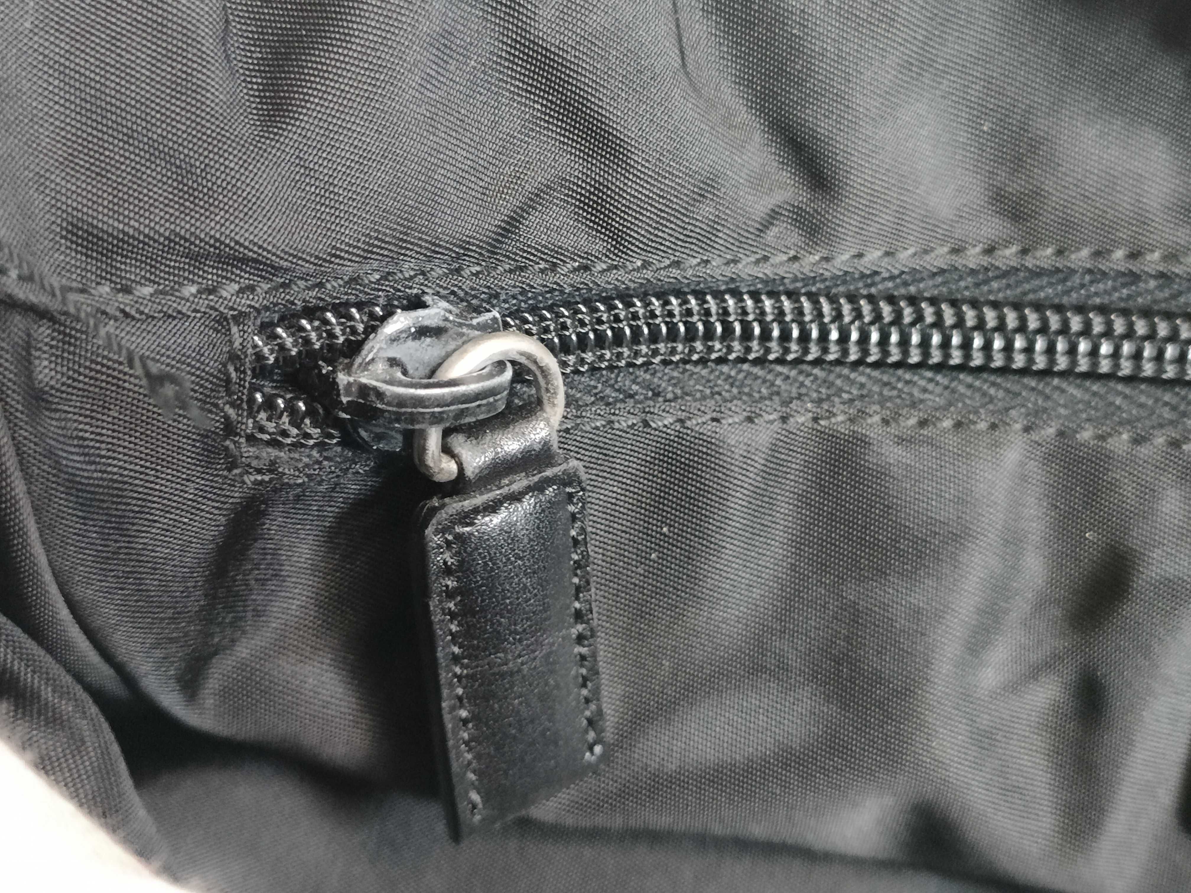 Nylon Leather Shoulder Bag — view 12