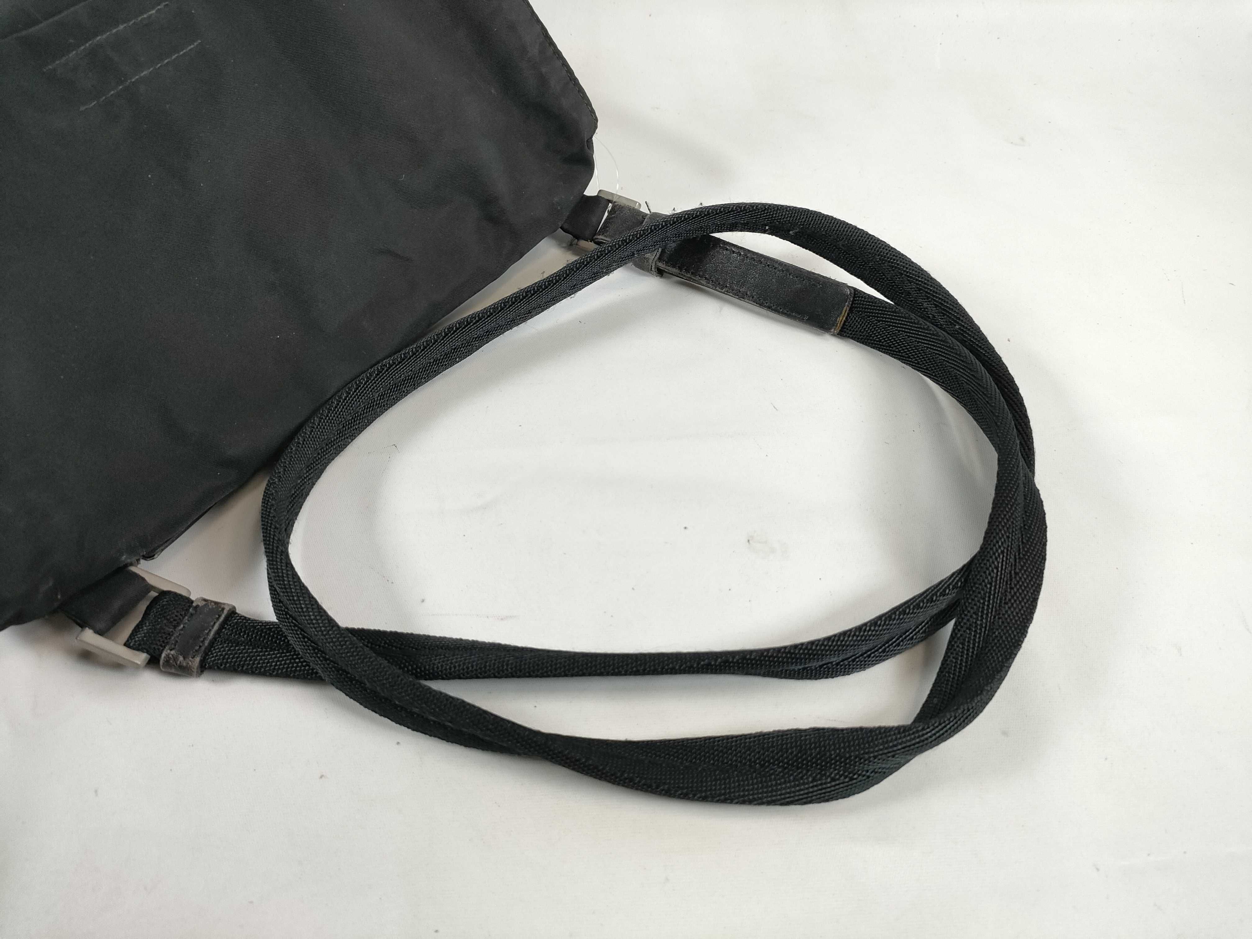 Nylon Leather Shoulder Bag — view 3