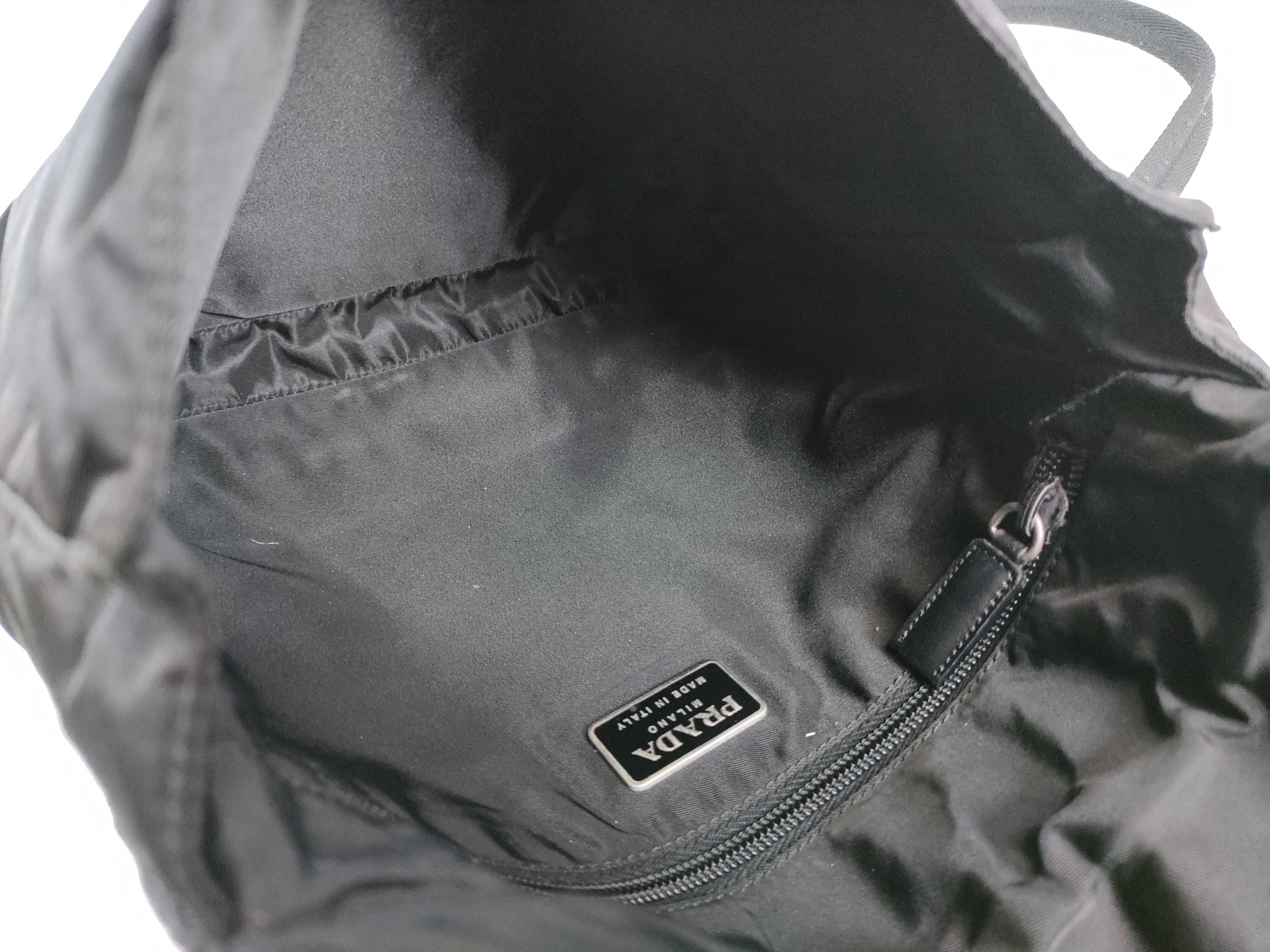 Nylon Leather Shoulder Bag — view 10