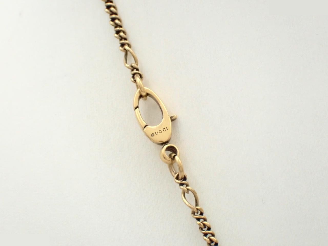 Lion's head necklace, chain approximately 52cm — view 2