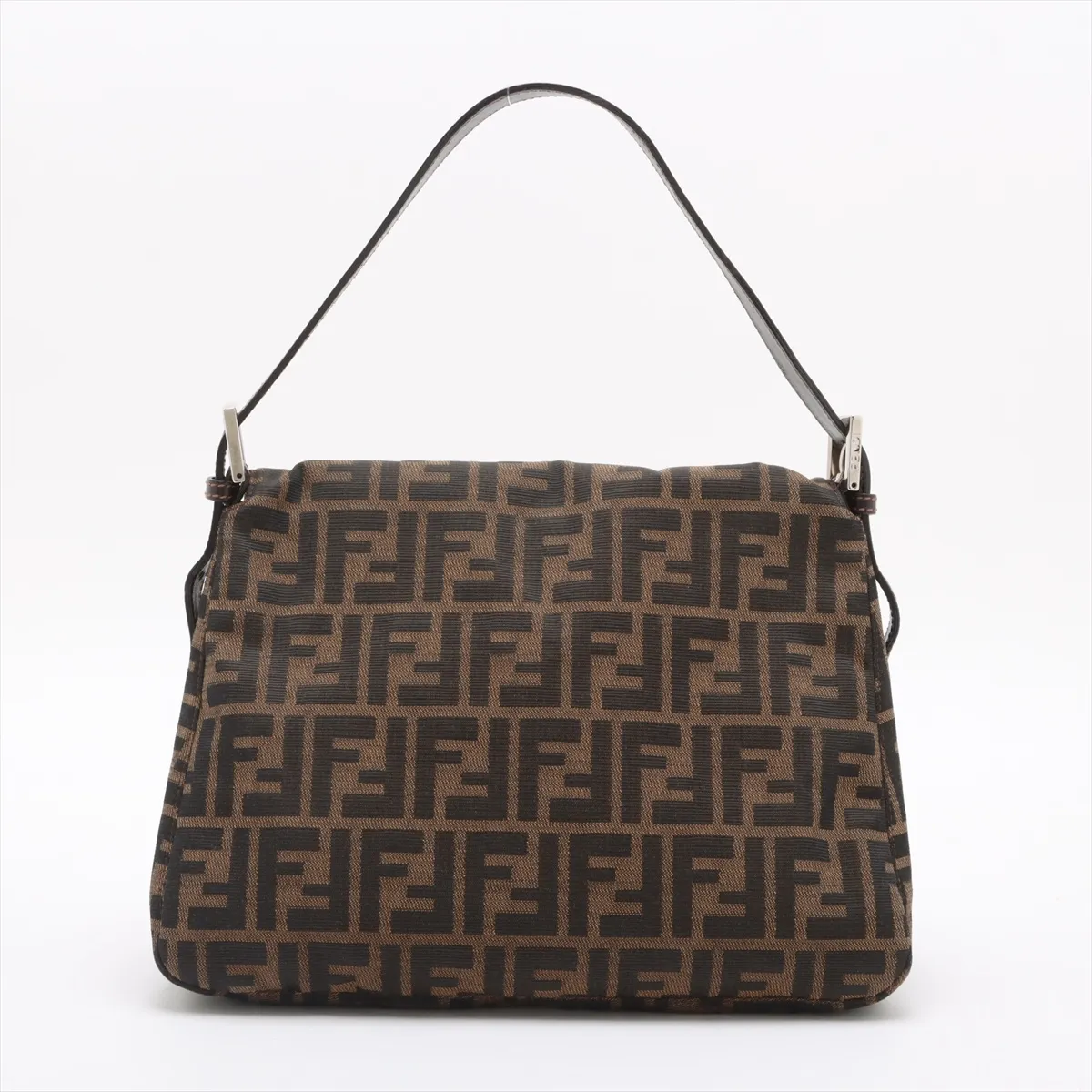 Zucca Mamma Bucket Canvas x Leather Tote Bag Brown — view 2