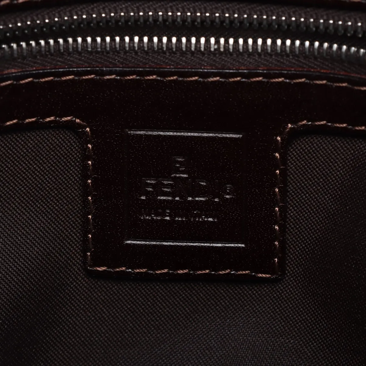 Zucca Mamma Bucket Canvas x Leather Tote Bag Brown — view 9