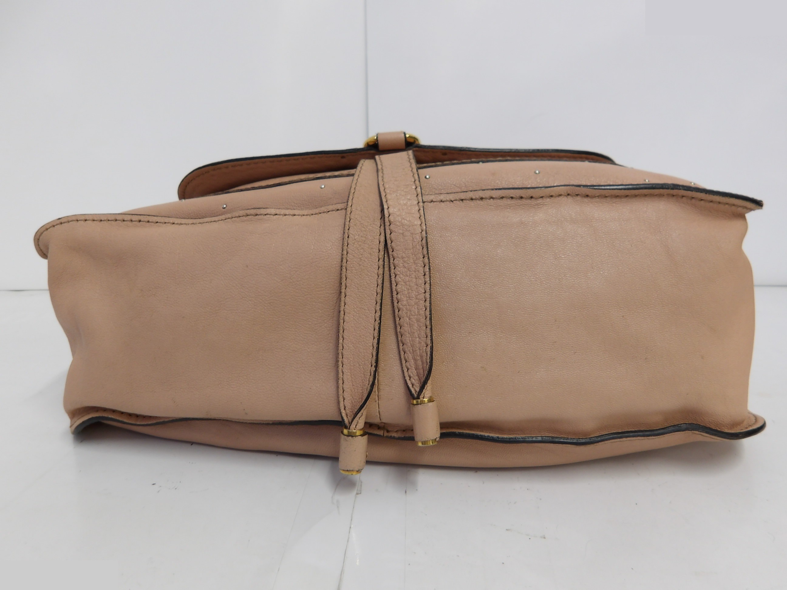 Marcie handbag with gold hardware — view 3