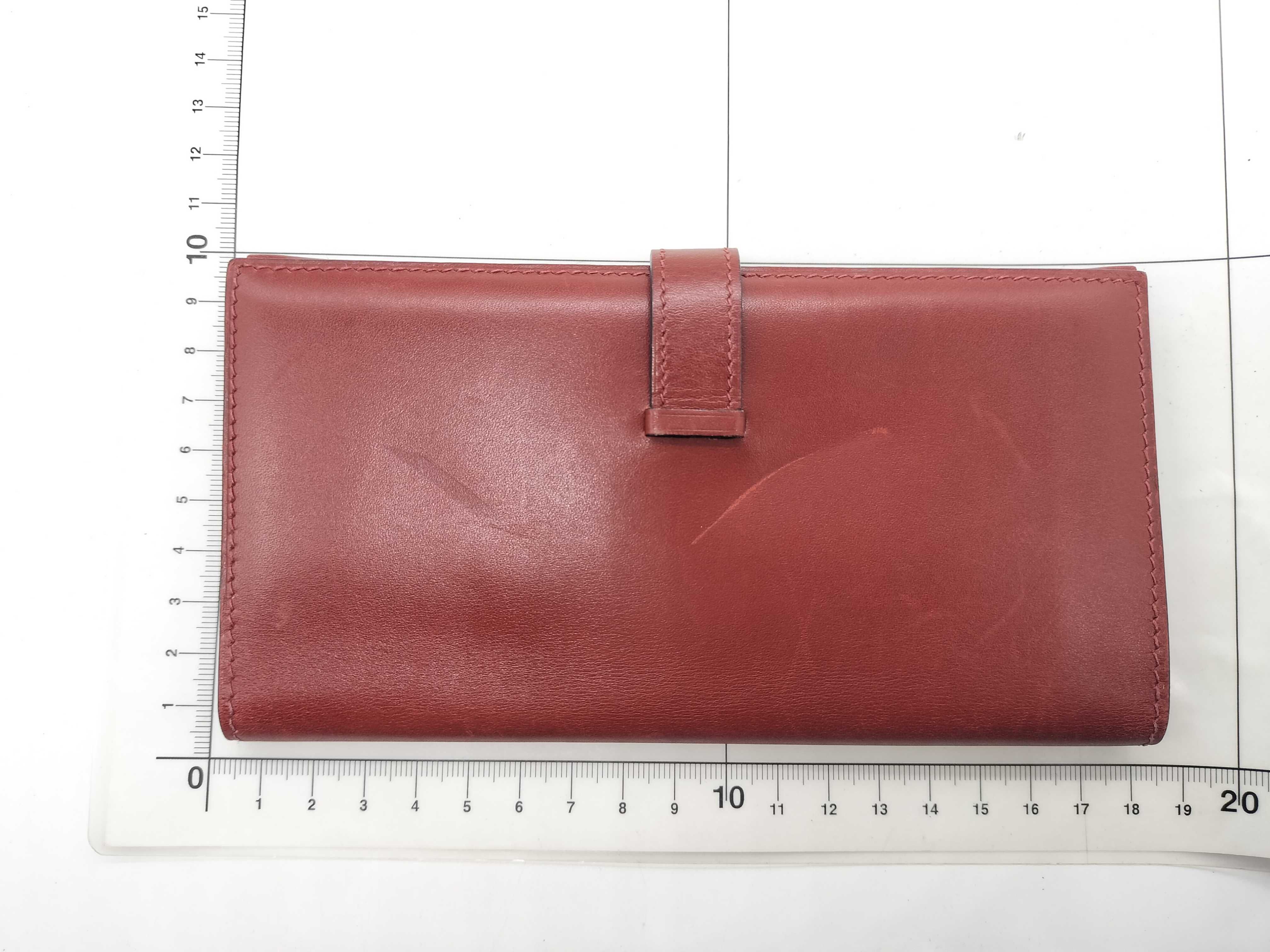 Bearn (old model) long wallet, red. — view 2