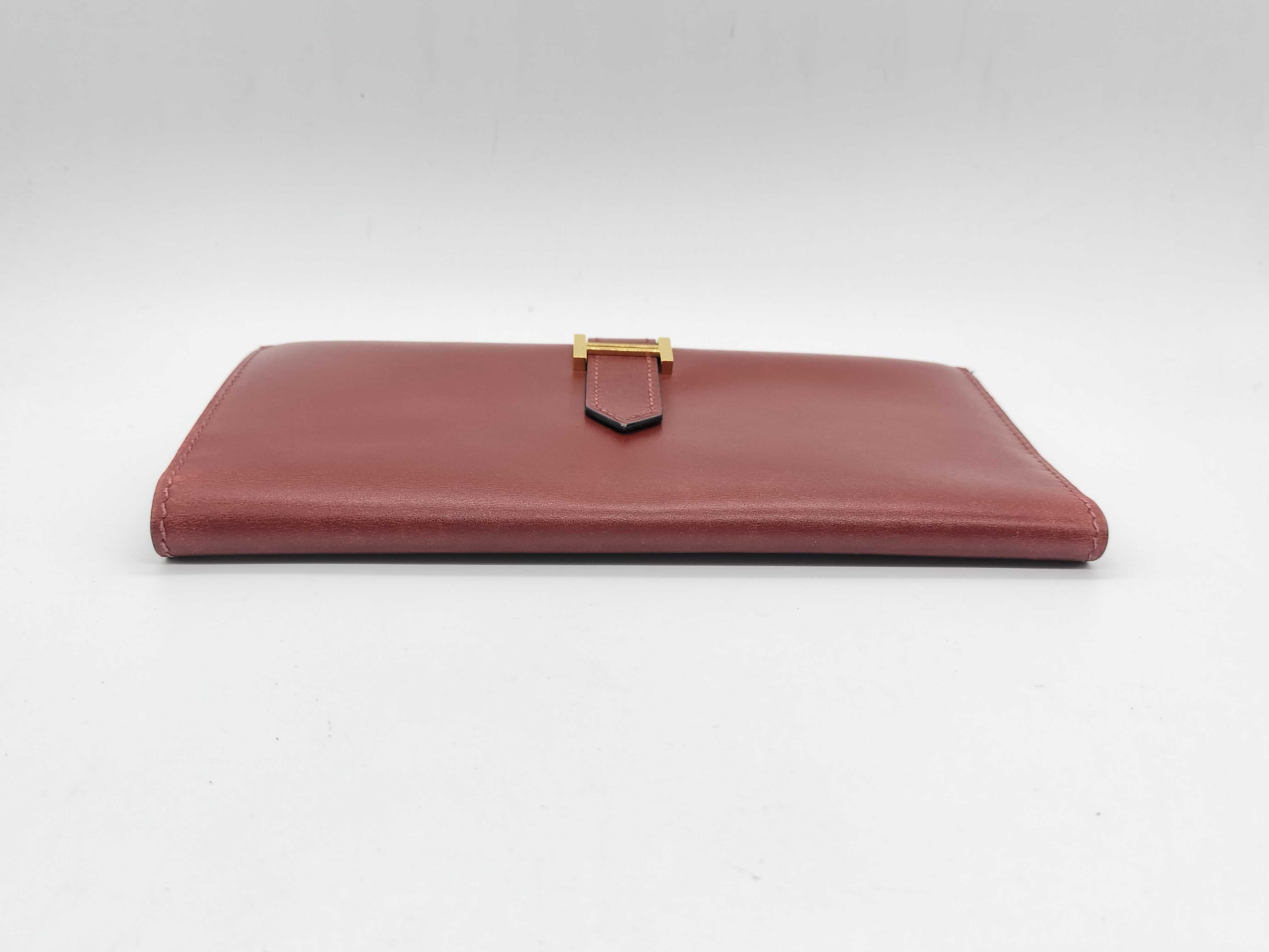 Bearn (old model) long wallet, red. — view 3